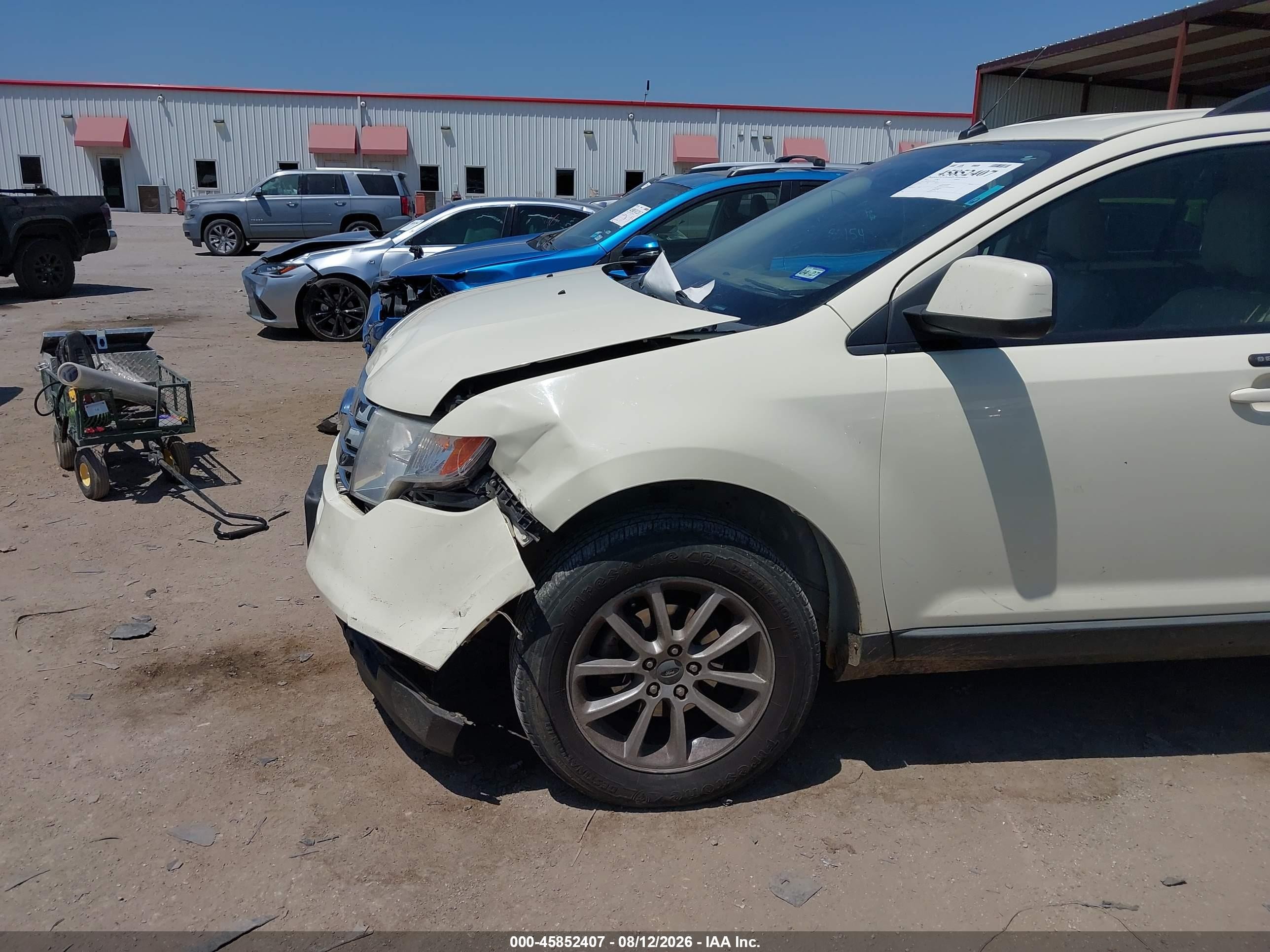 2007 Ford Edge Sel Teal vin: 2FMDK38C47BA85246