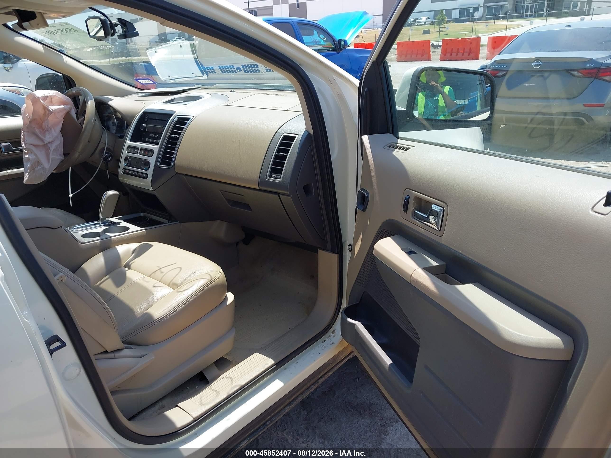 2007 Ford Edge Sel Teal vin: 2FMDK38C47BA85246