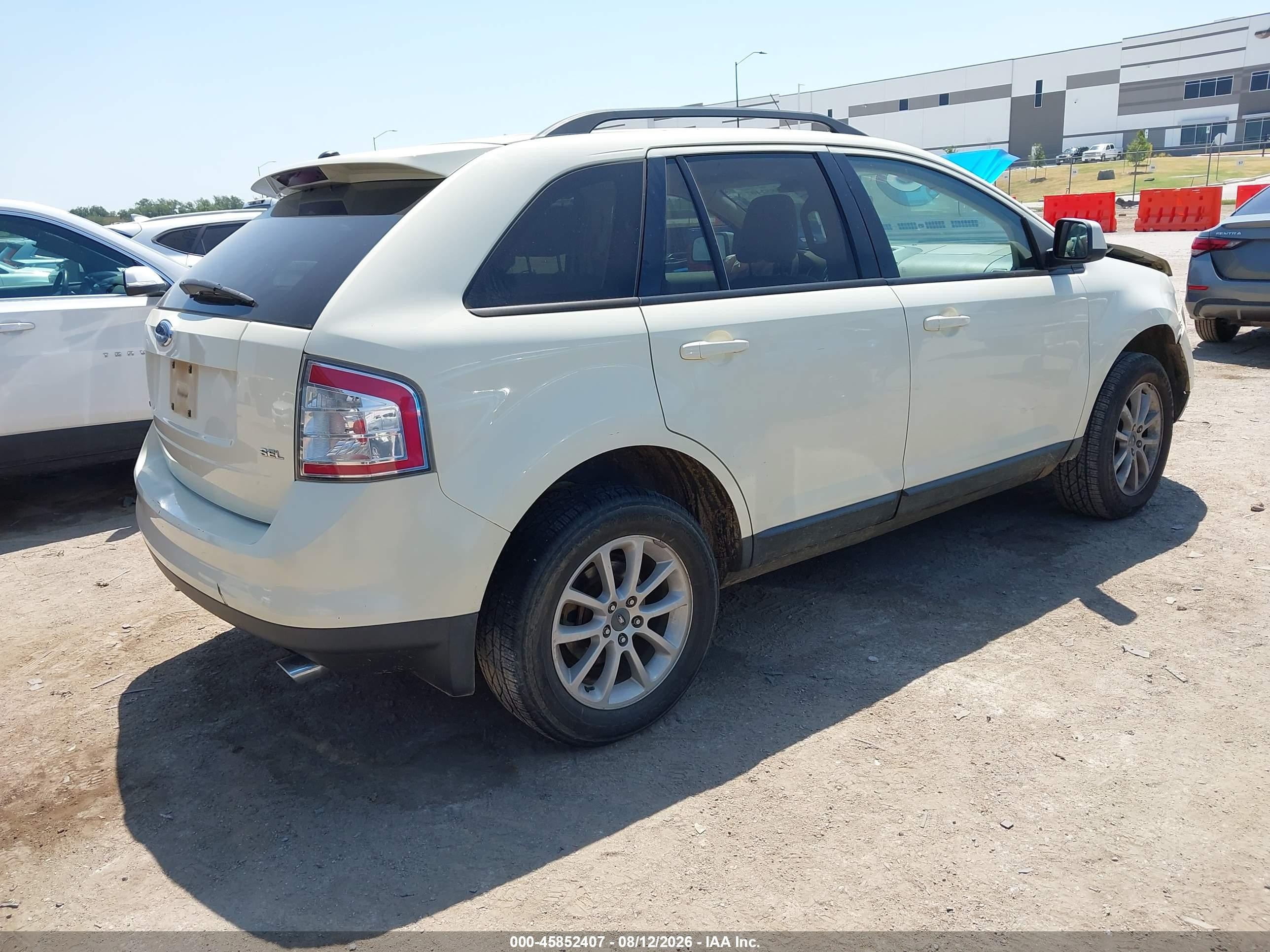2007 Ford Edge Sel Teal vin: 2FMDK38C47BA85246