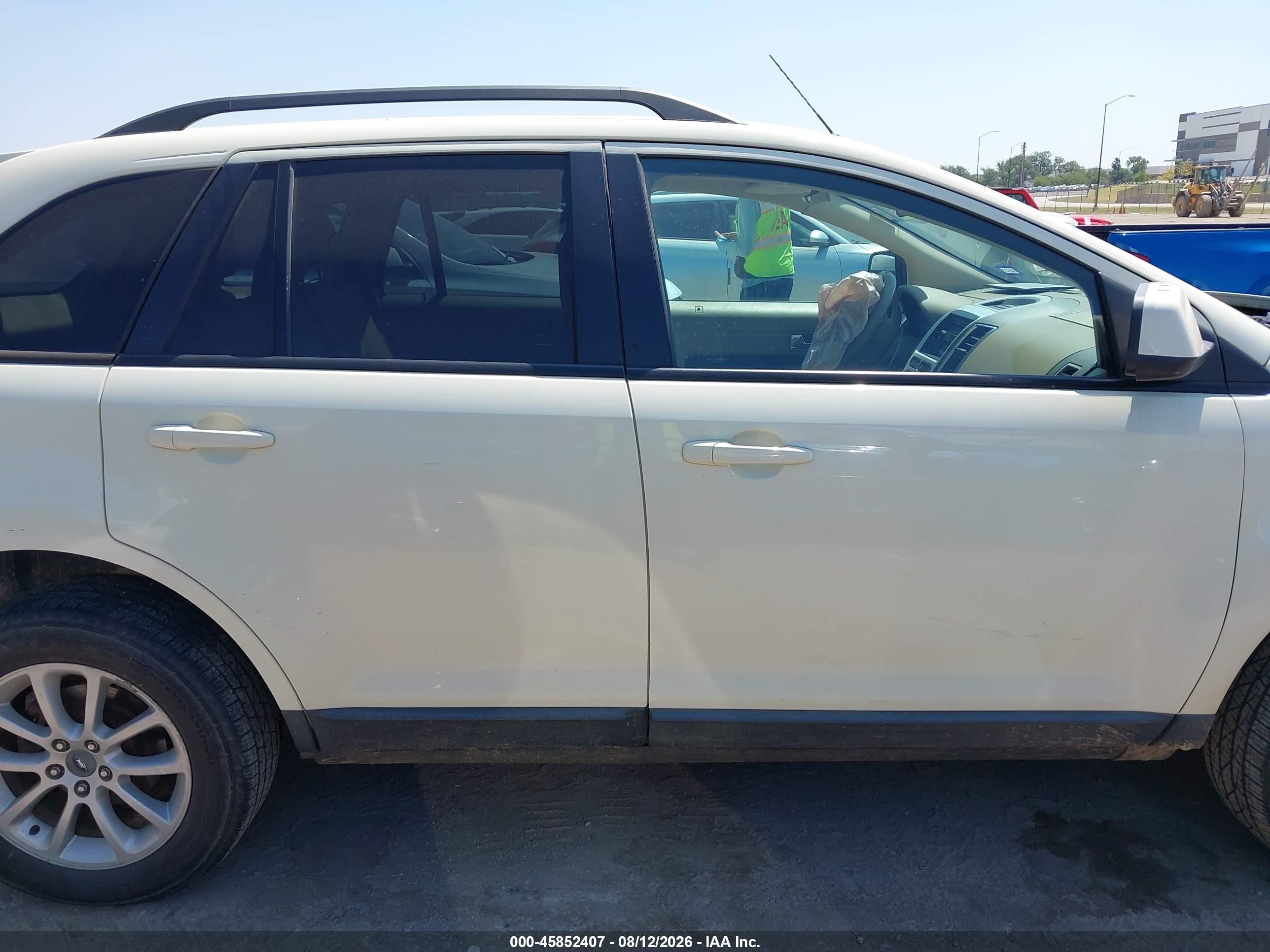2007 Ford Edge Sel Teal vin: 2FMDK38C47BA85246