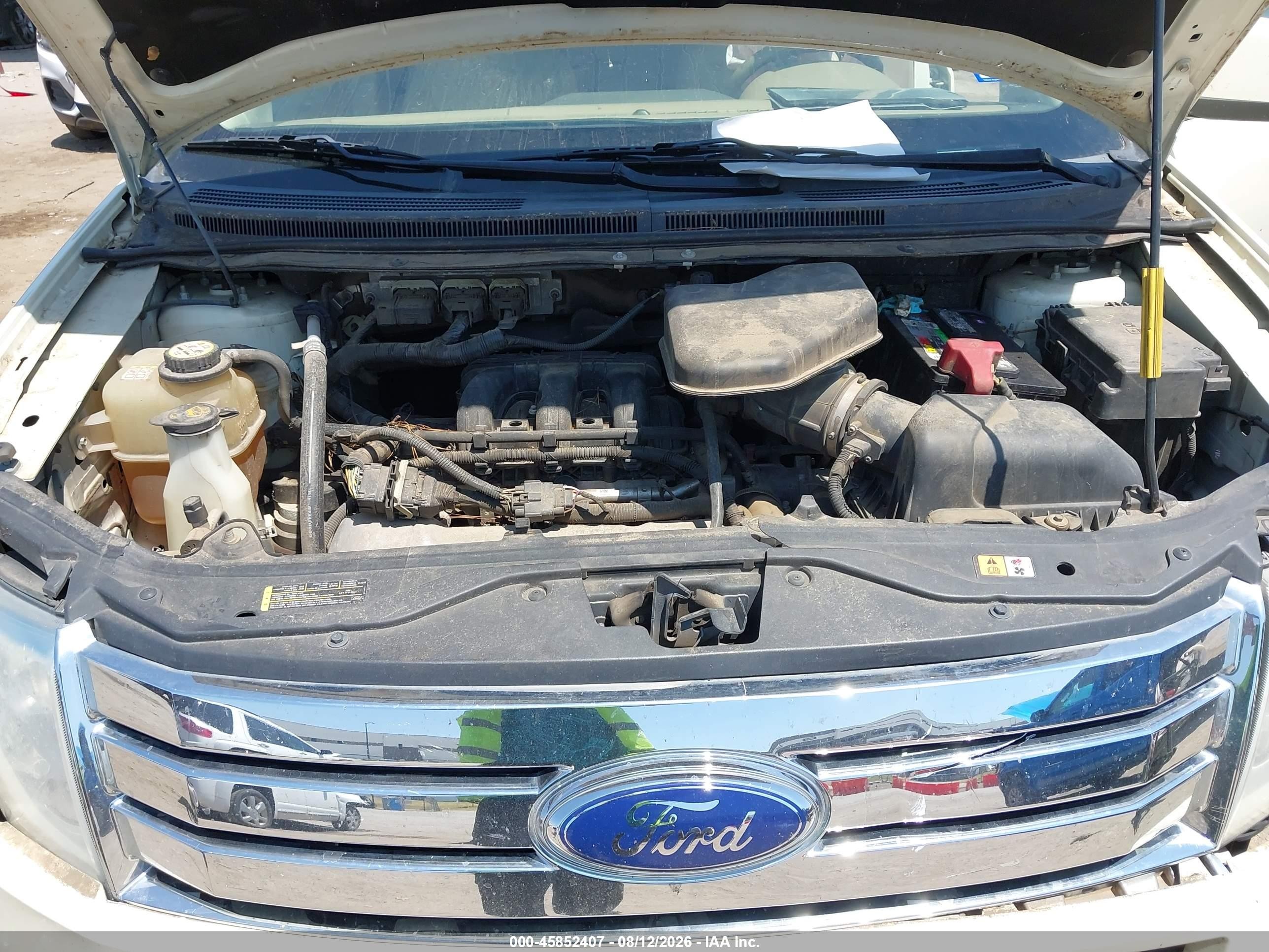 2007 Ford Edge Sel Teal vin: 2FMDK38C47BA85246