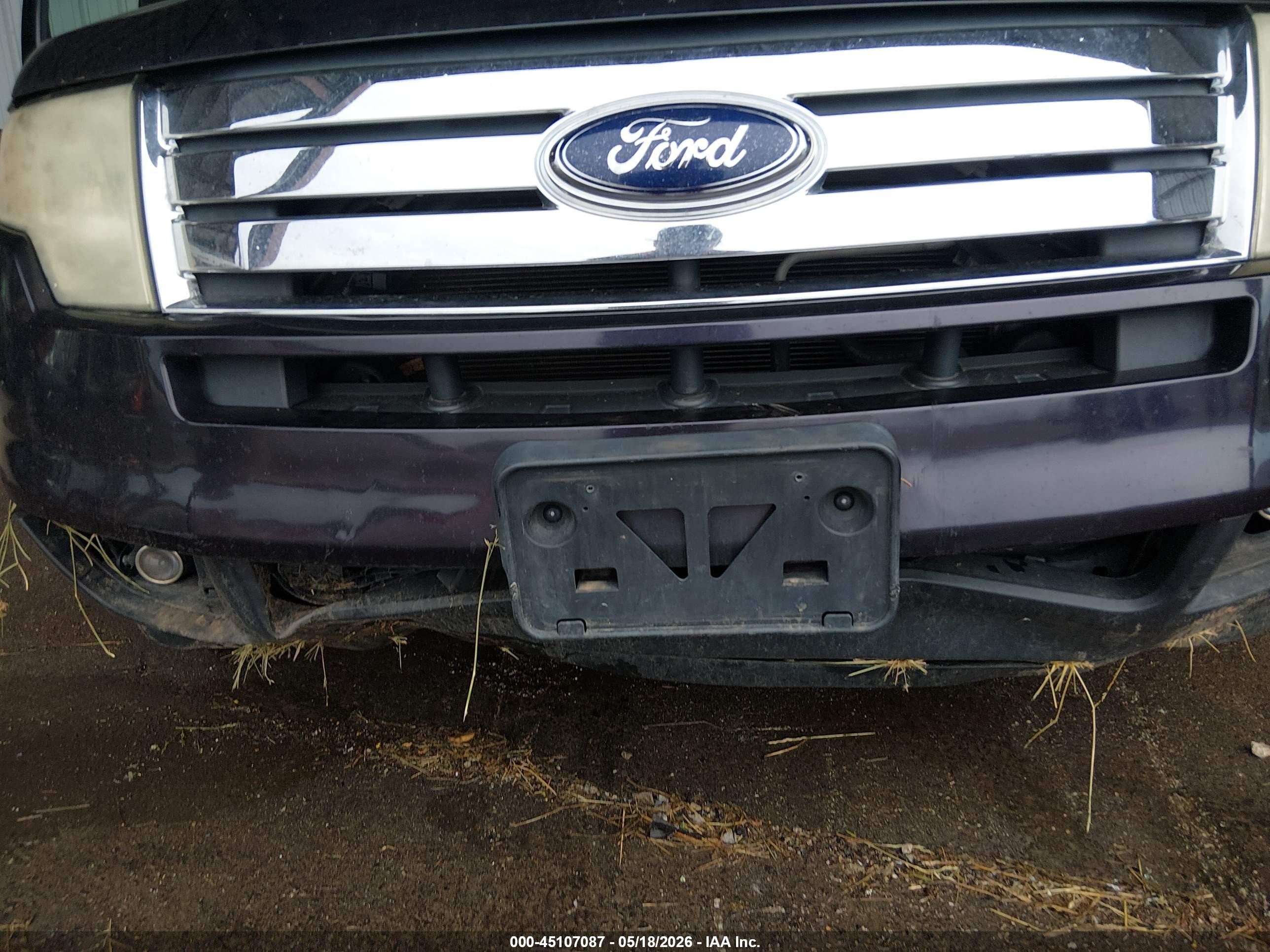 2007 Ford Edge Sel Фиолетовый vin: 2FMDK38C47BB03437
