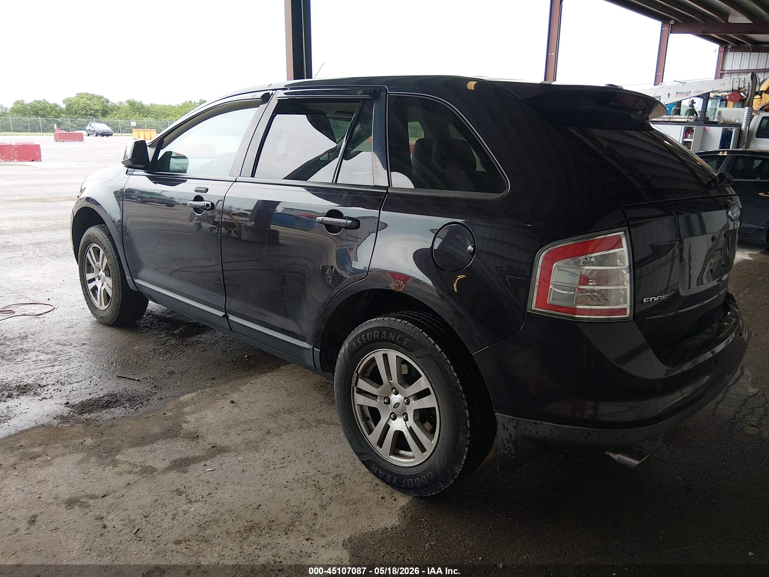 2007 Ford Edge Sel Фиолетовый vin: 2FMDK38C47BB03437
