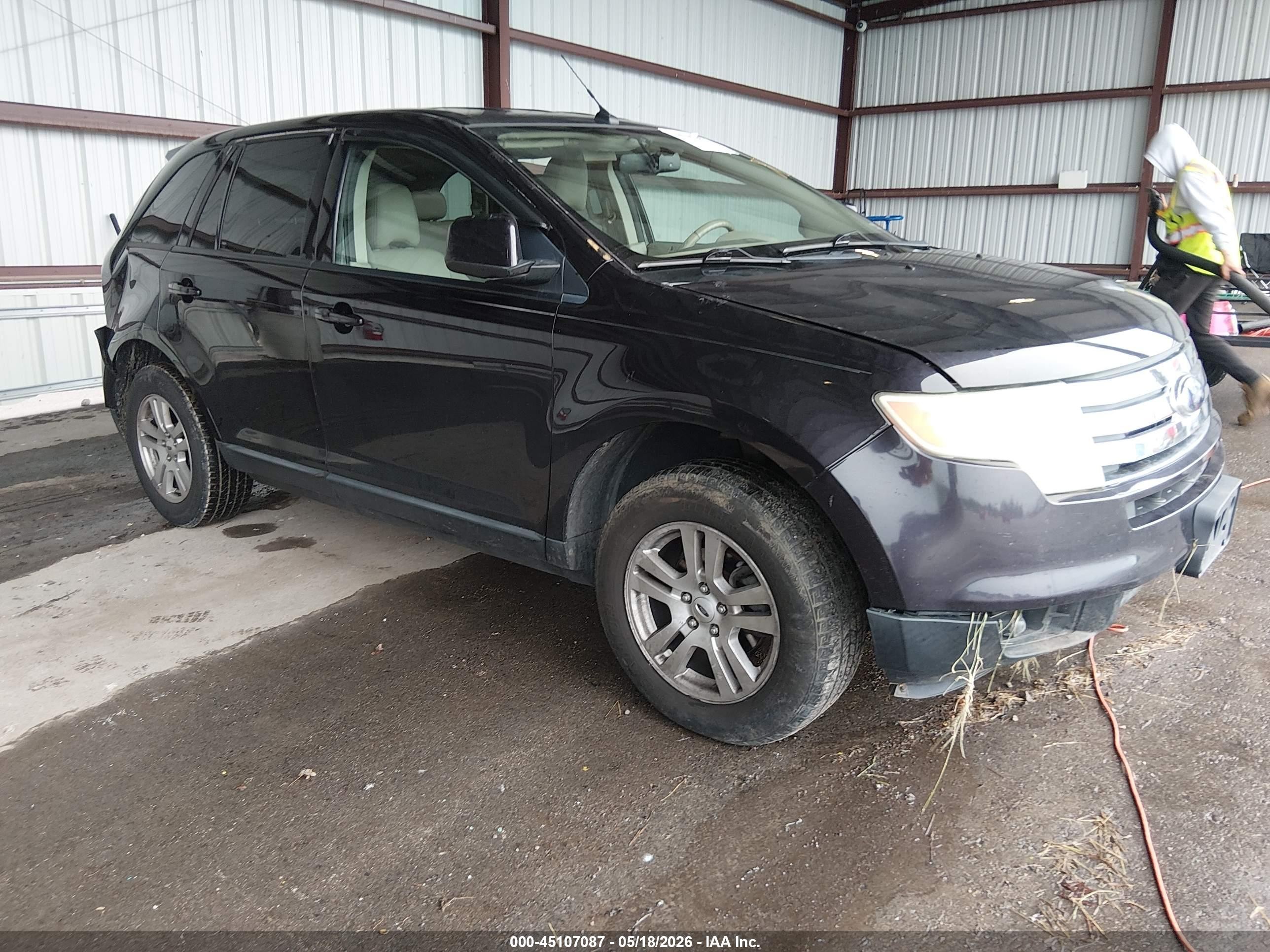 2007 Ford Edge Sel Фиолетовый vin: 2FMDK38C47BB03437