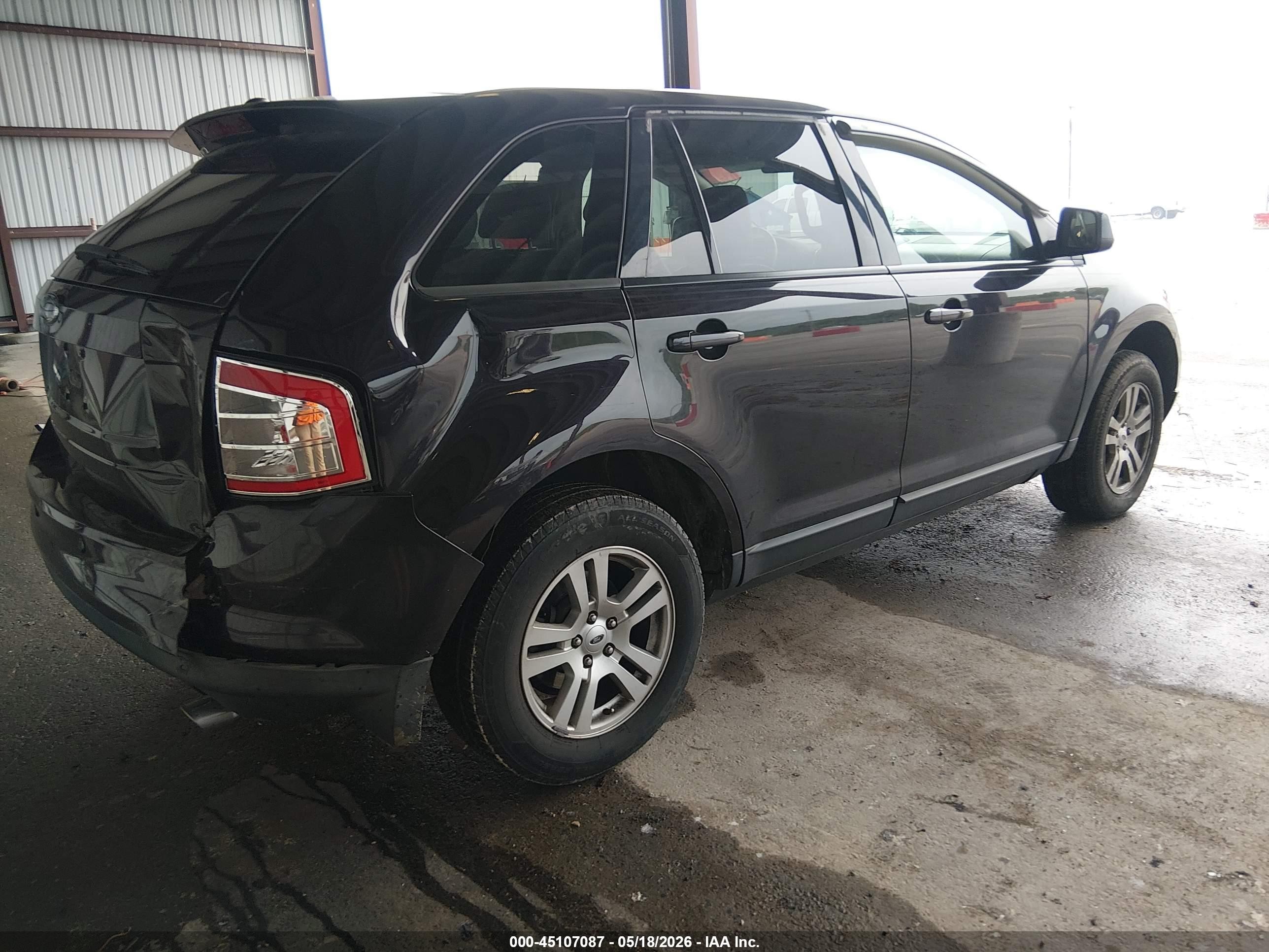 2007 Ford Edge Sel Фиолетовый vin: 2FMDK38C47BB03437