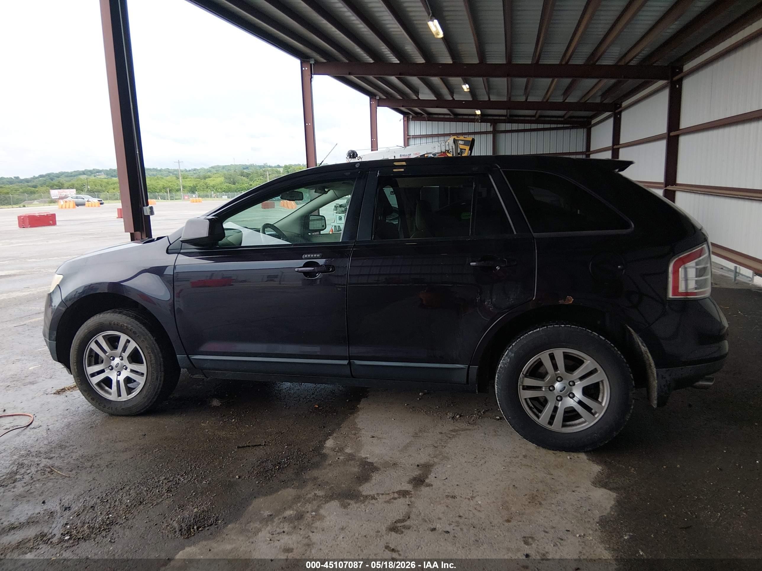 2007 Ford Edge Sel Фиолетовый vin: 2FMDK38C47BB03437