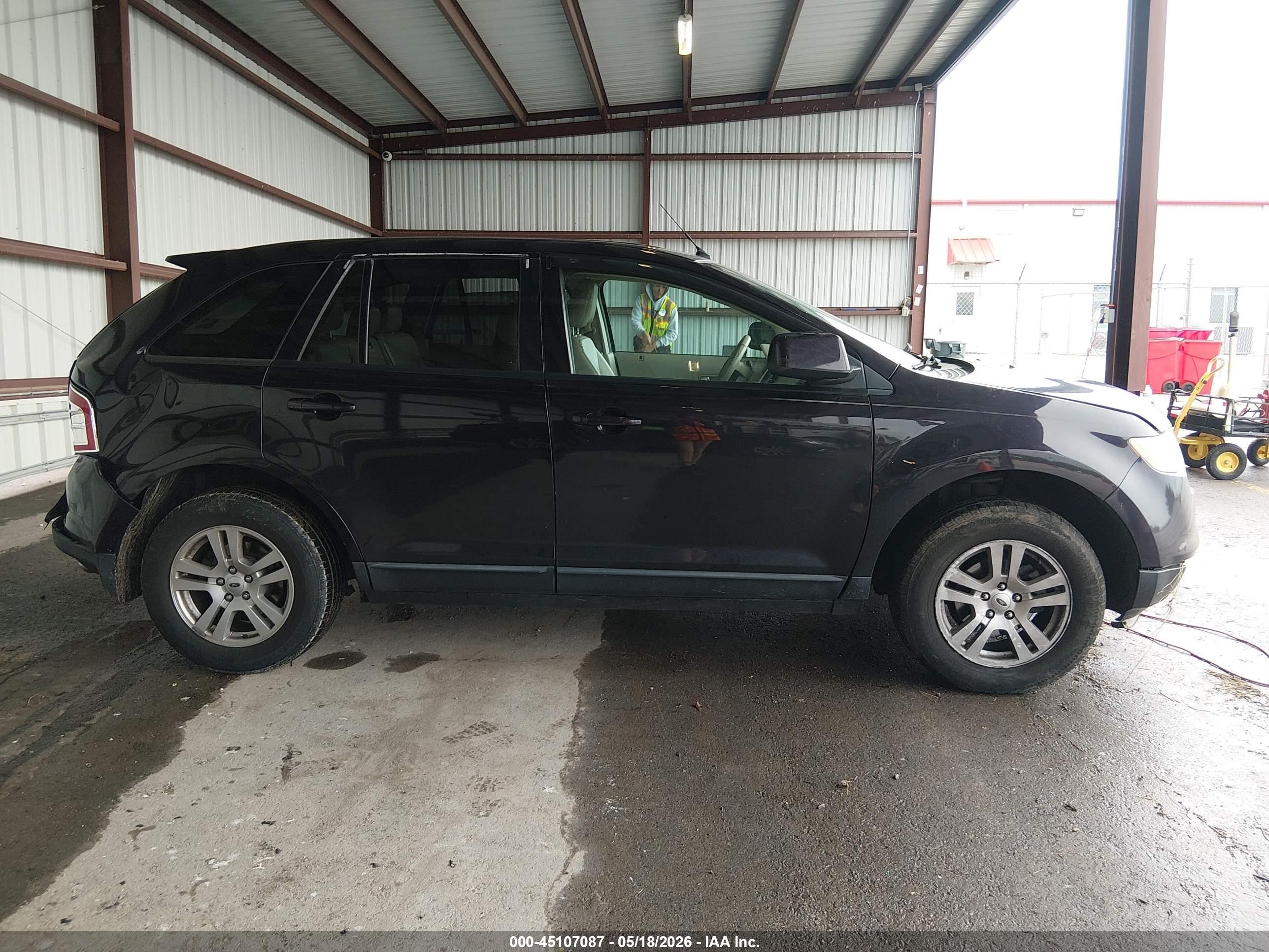 2007 Ford Edge Sel Фиолетовый vin: 2FMDK38C47BB03437