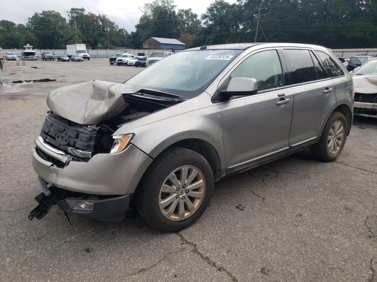 2008 Ford Edge Sel Silver vin: 2FMDK38C48BA48778