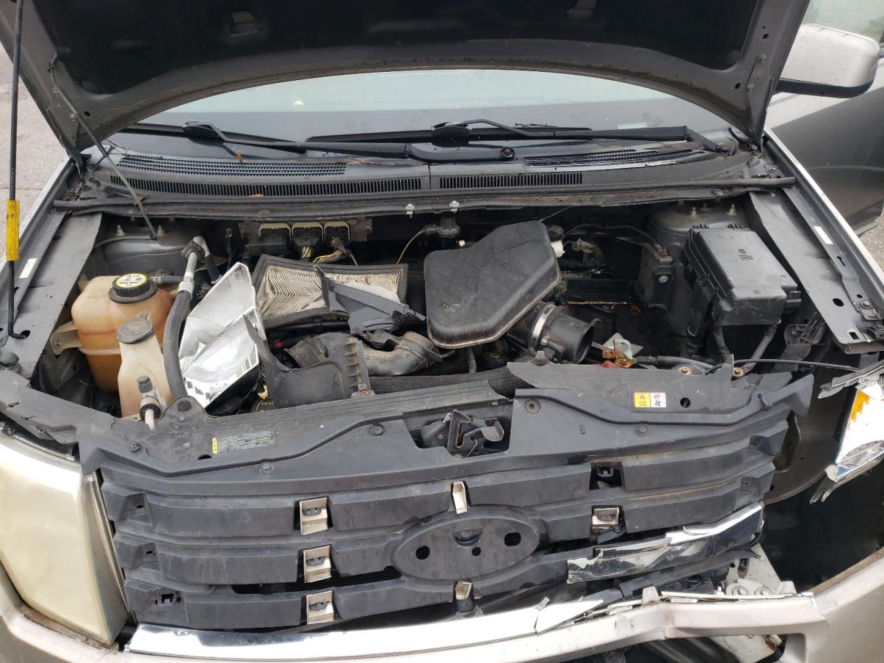 2008 Ford Edge Sel Silver vin: 2FMDK38C48BA48778
