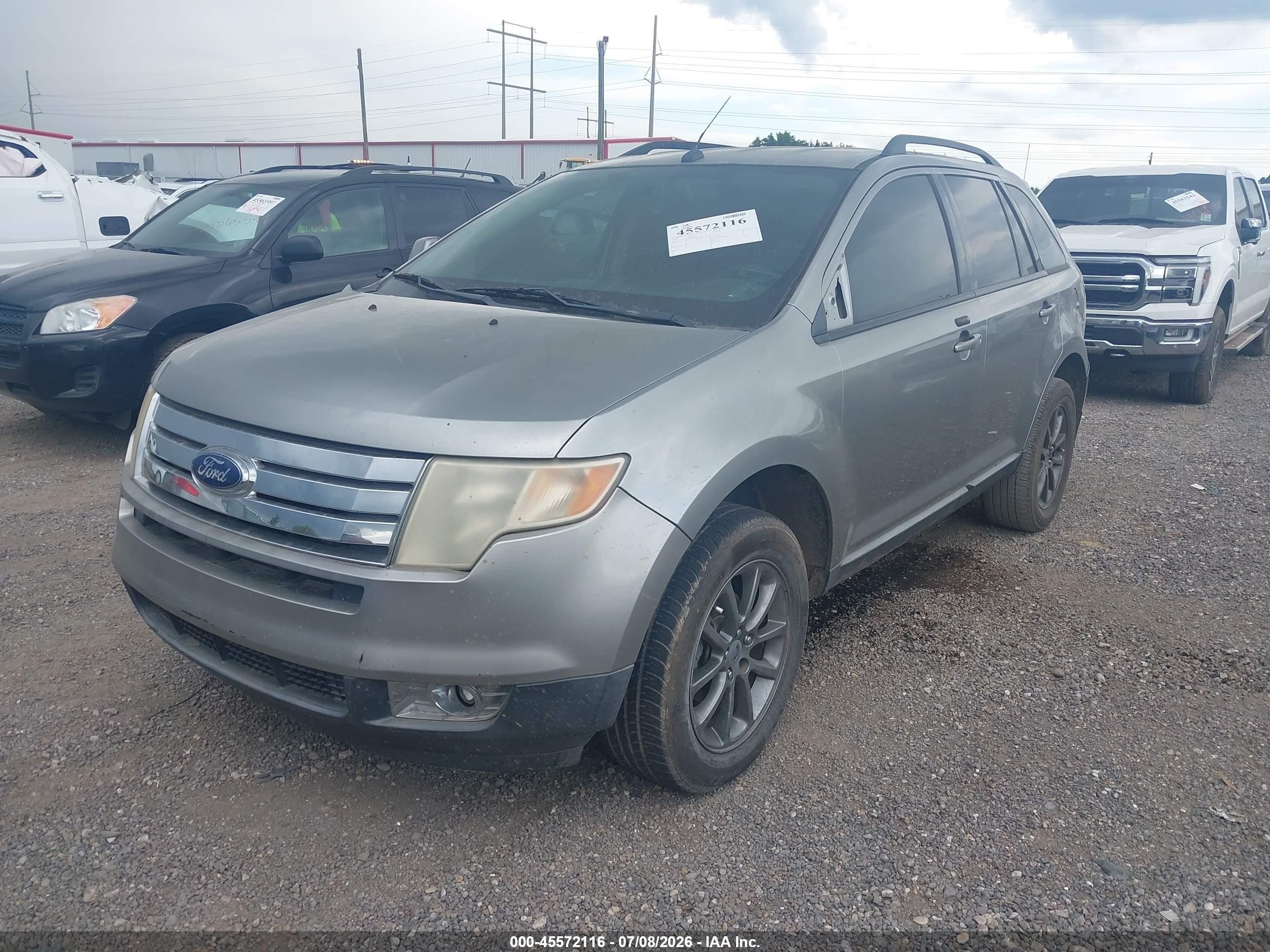 2008 Ford Edge Sel Silver vin: 2FMDK38C48BB29652