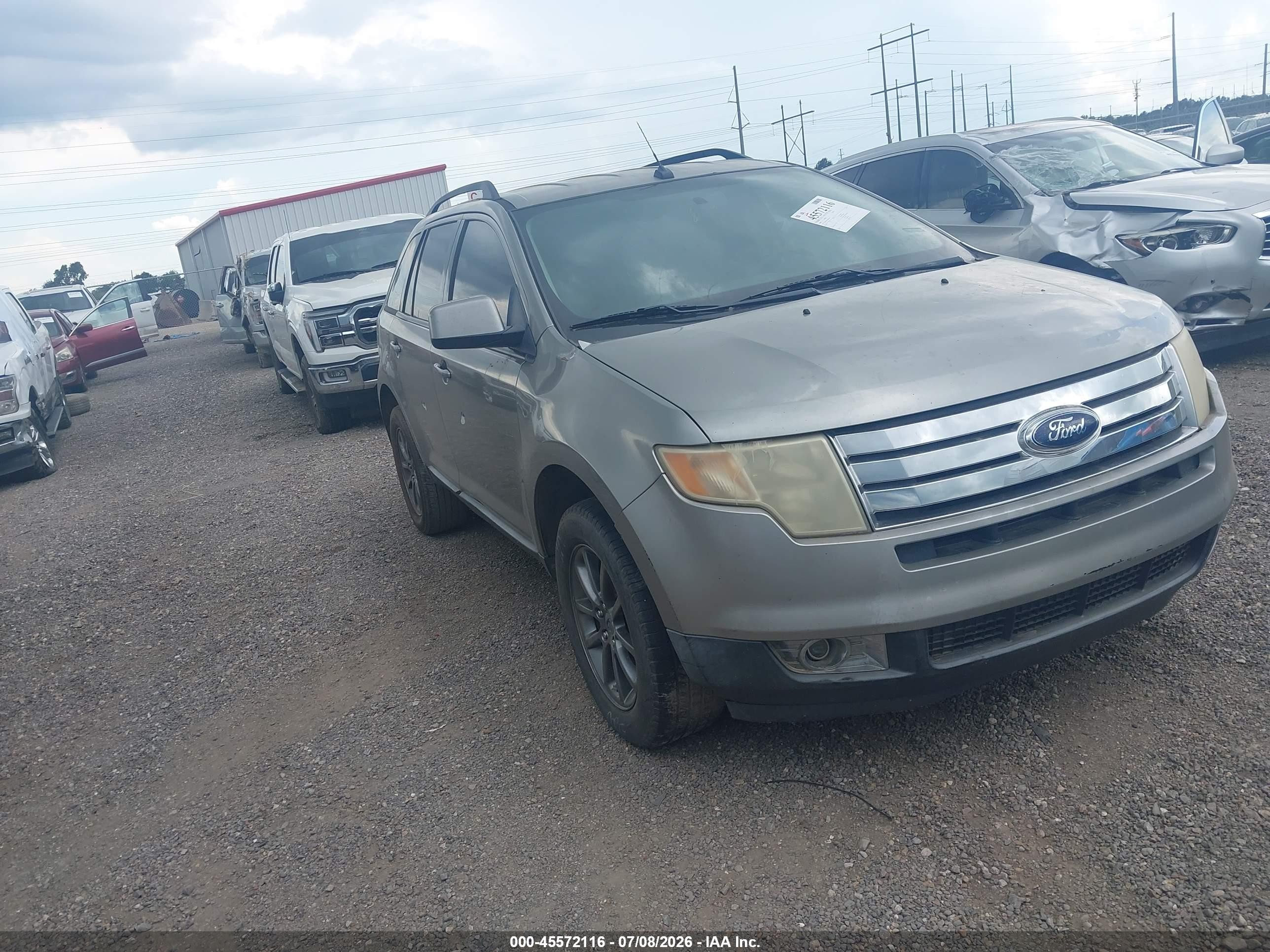 2008 Ford Edge Sel Silver vin: 2FMDK38C48BB29652