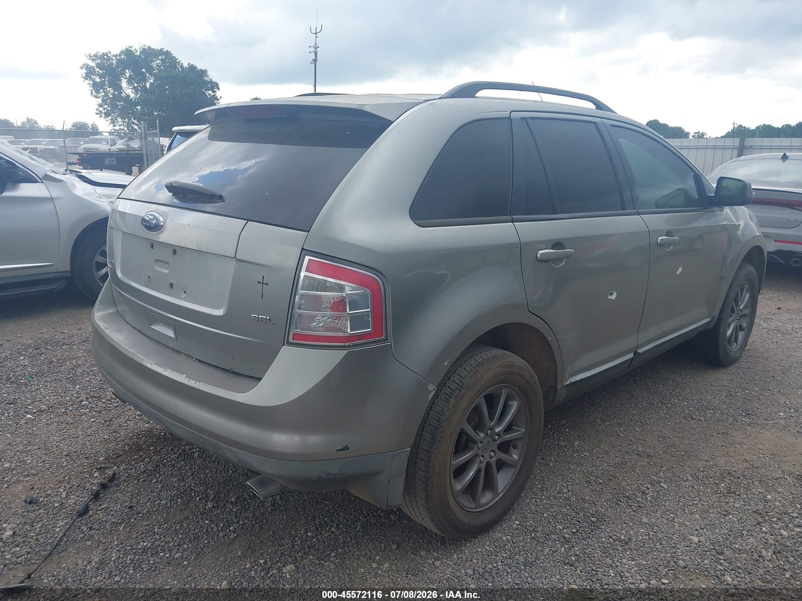 2008 Ford Edge Sel Silver vin: 2FMDK38C48BB29652