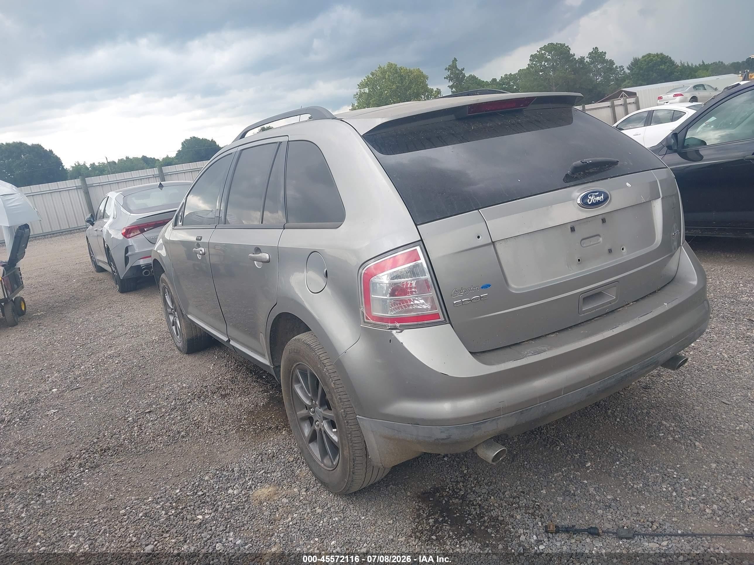 2008 Ford Edge Sel Silver vin: 2FMDK38C48BB29652