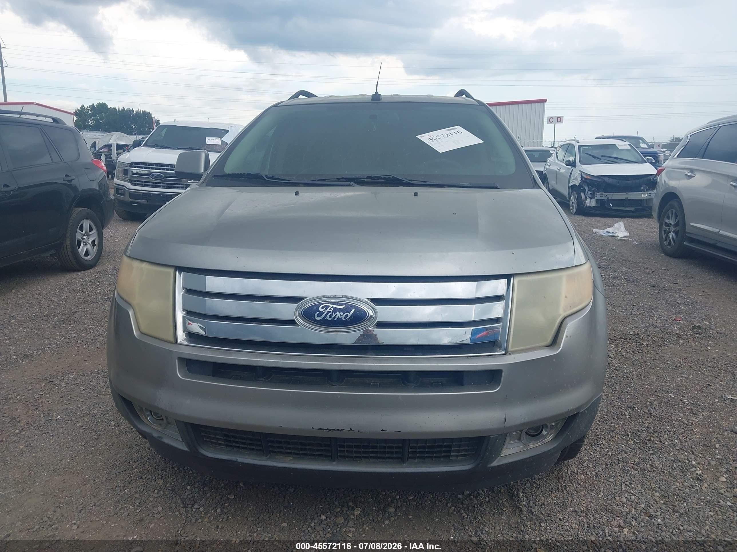 2008 Ford Edge Sel Silver vin: 2FMDK38C48BB29652