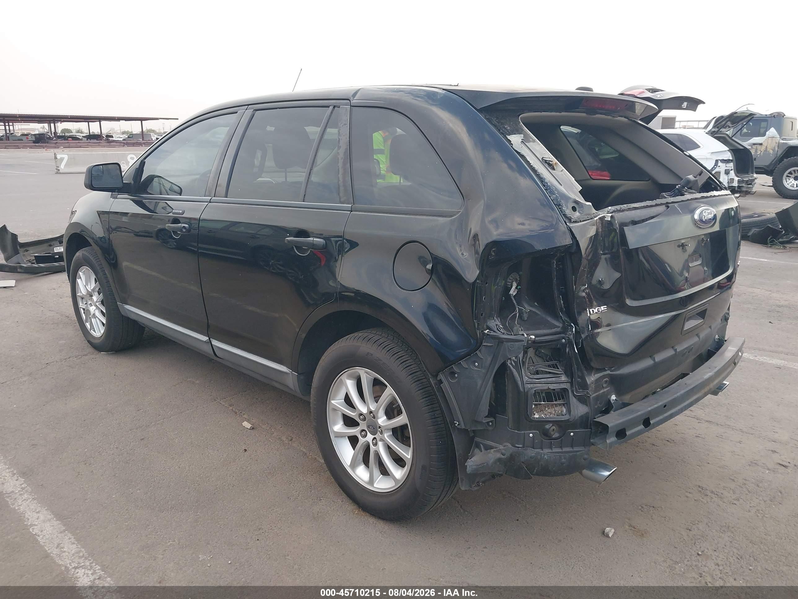 2009 Ford Edge Sel Black vin: 2FMDK38C49BA57191