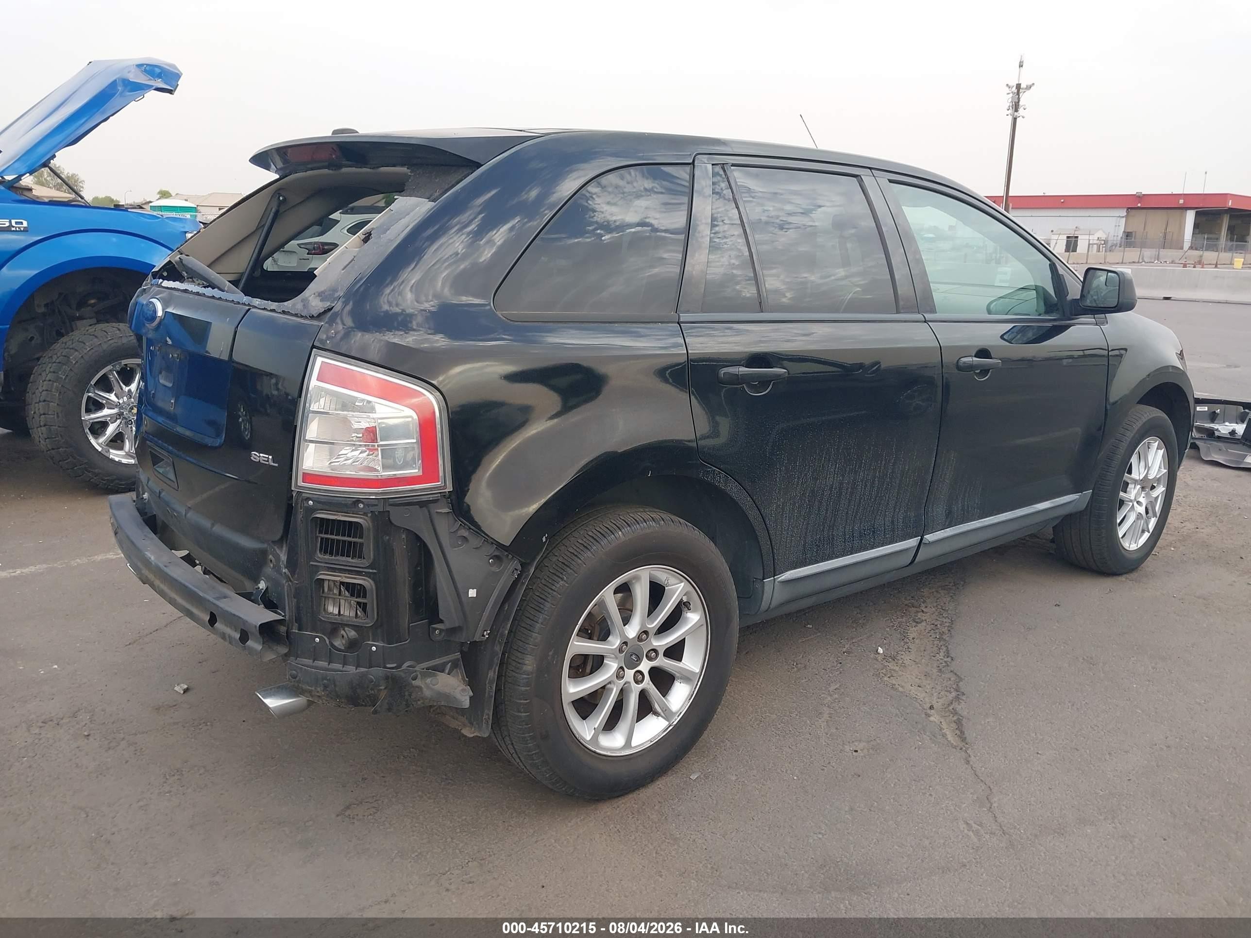 2009 Ford Edge Sel Black vin: 2FMDK38C49BA57191
