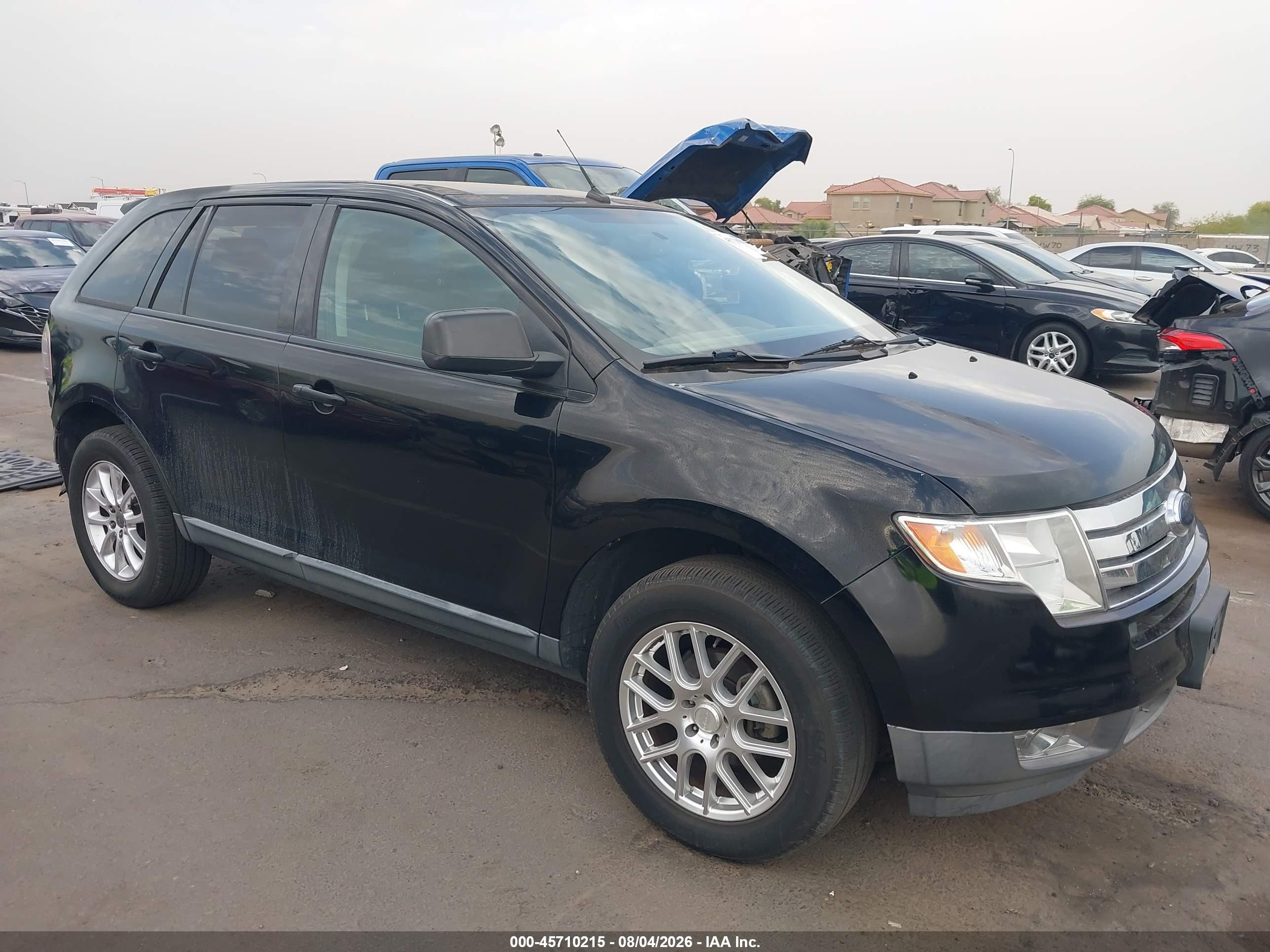 2009 Ford Edge Sel Black vin: 2FMDK38C49BA57191