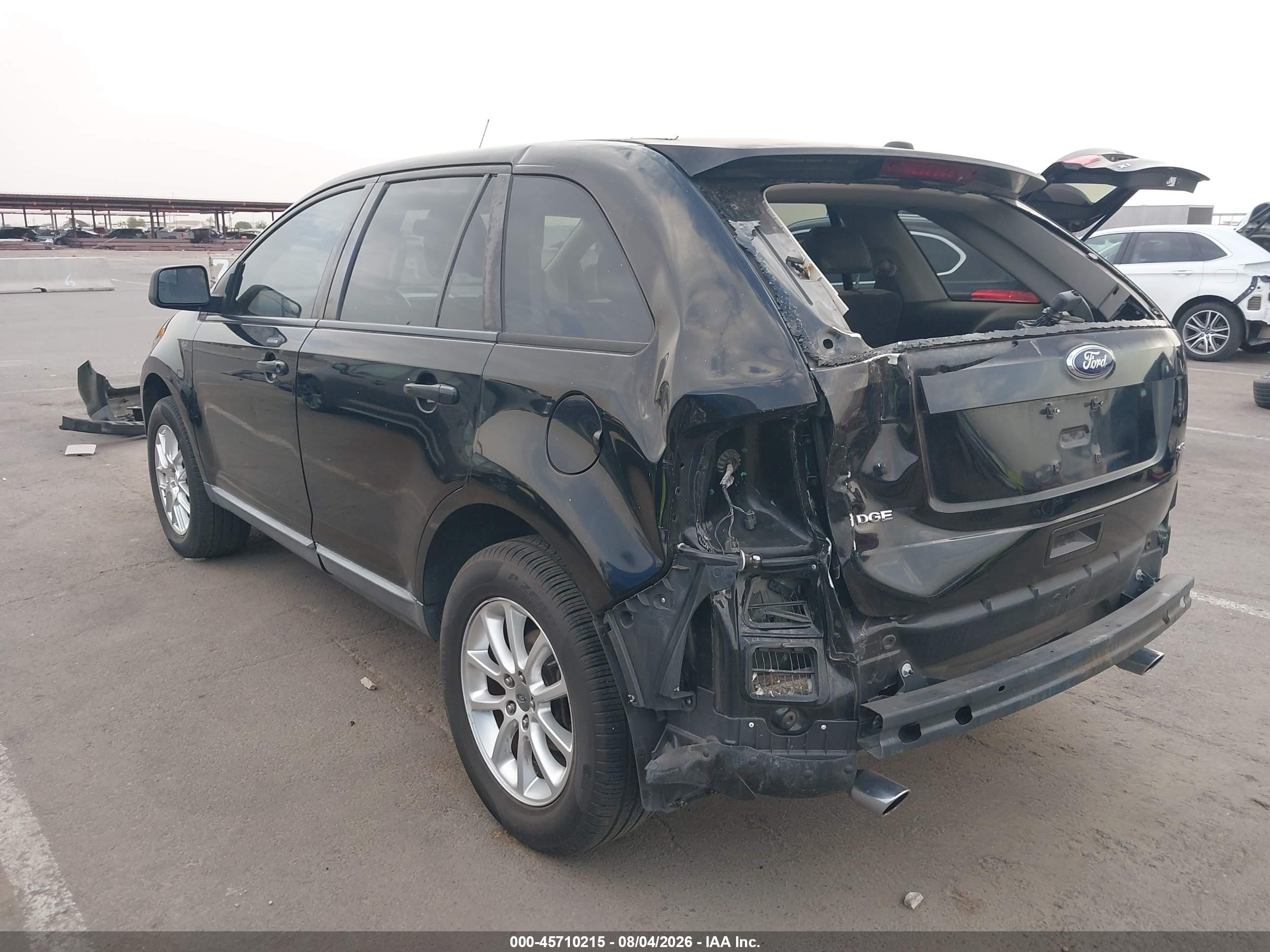 2009 Ford Edge Sel Black vin: 2FMDK38C49BA57191