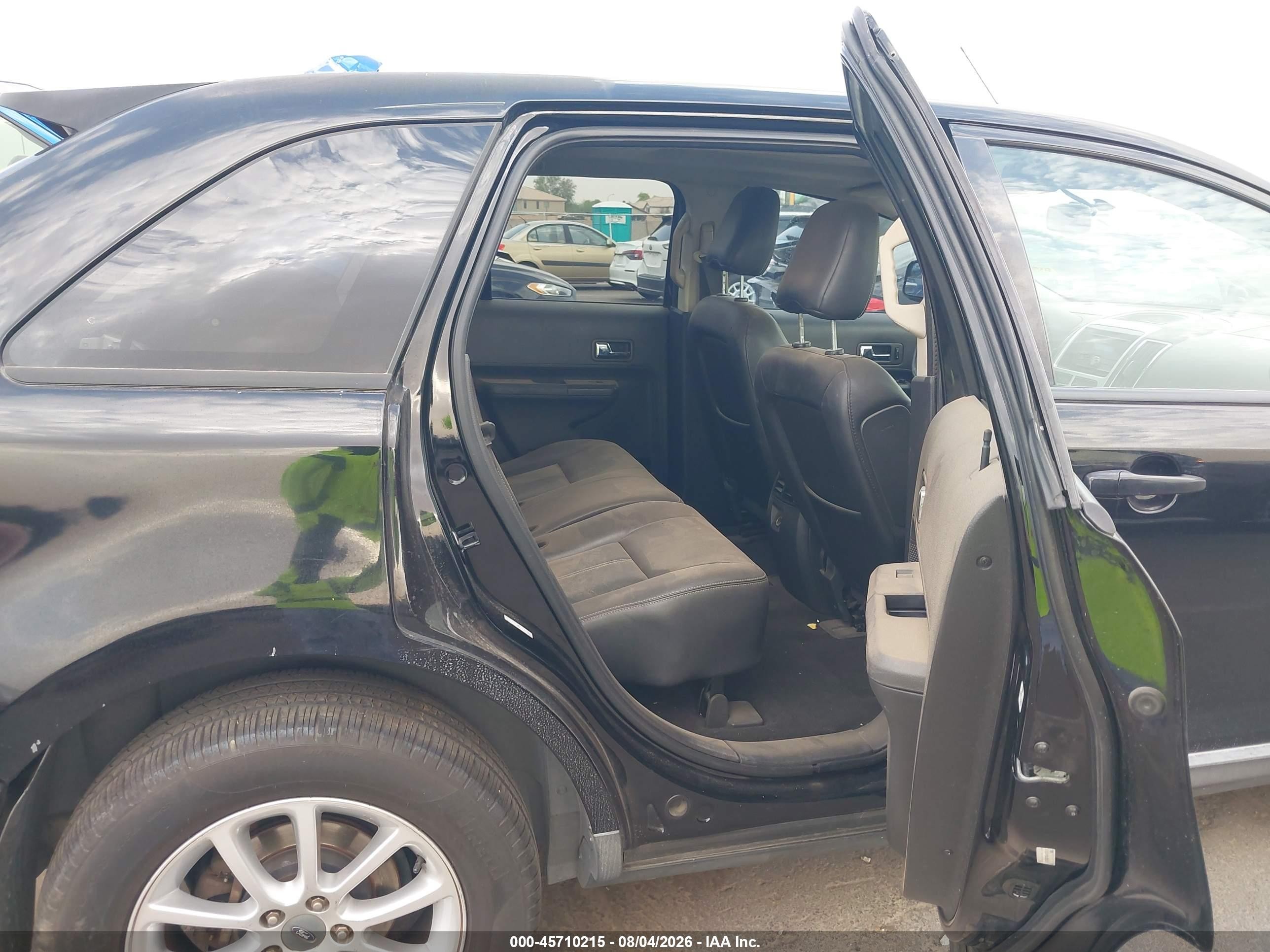 2009 Ford Edge Sel Black vin: 2FMDK38C49BA57191