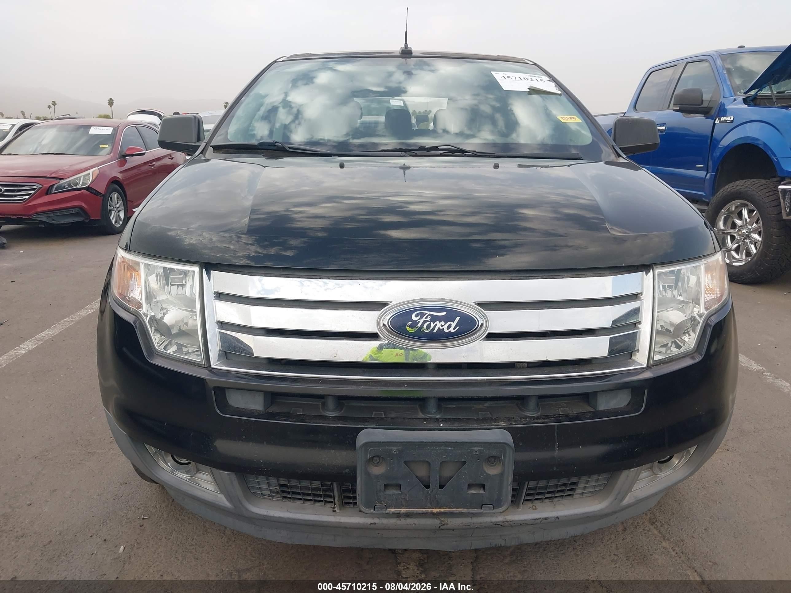 2009 Ford Edge Sel Black vin: 2FMDK38C49BA57191