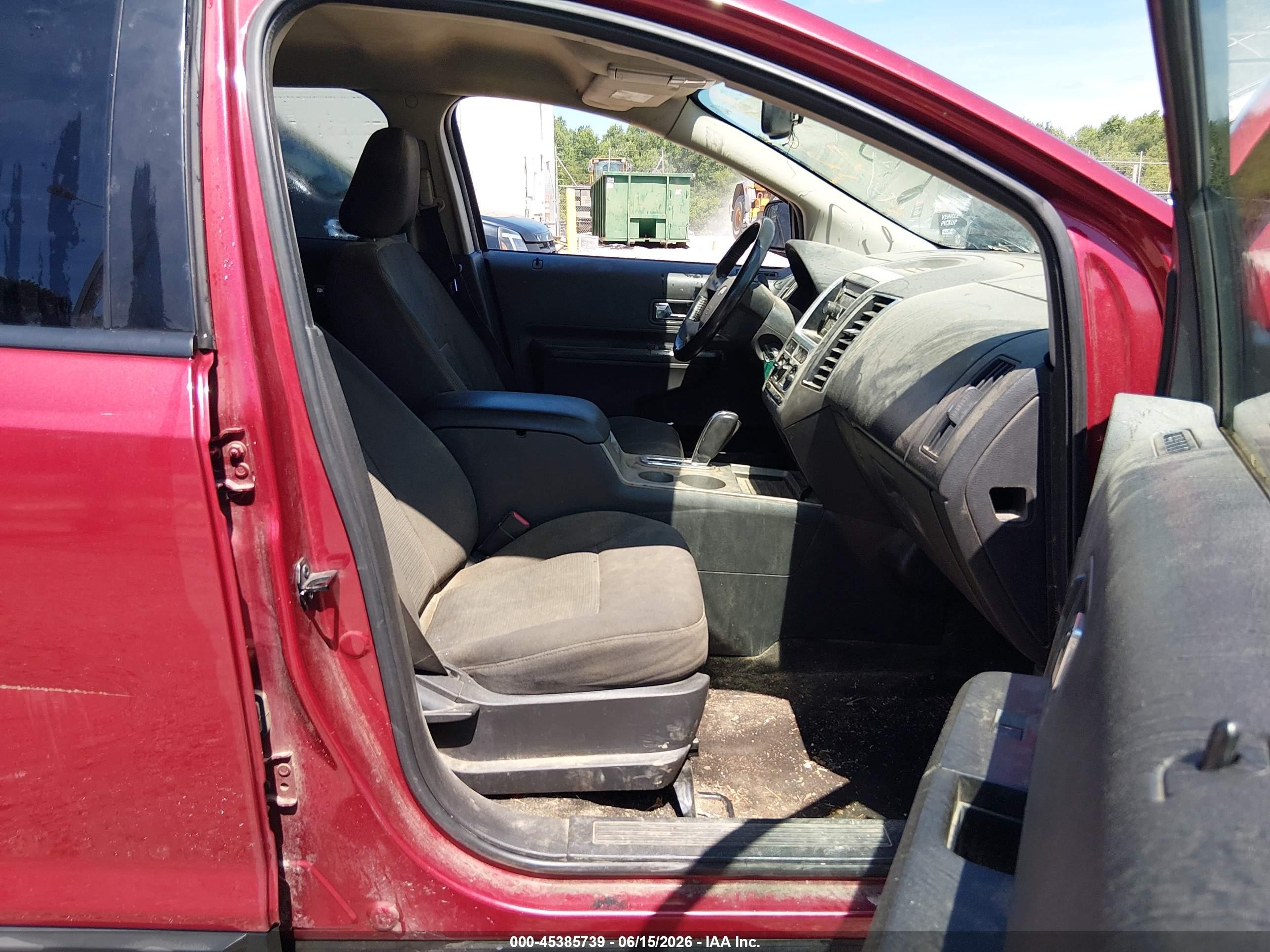 2009 Ford Edge Sel Red vin: 2FMDK38C49BA73276