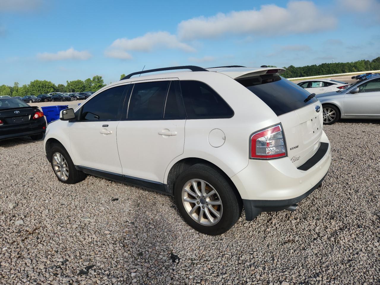 2009 Ford Edge Sel White vin: 2FMDK38C49BA87811
