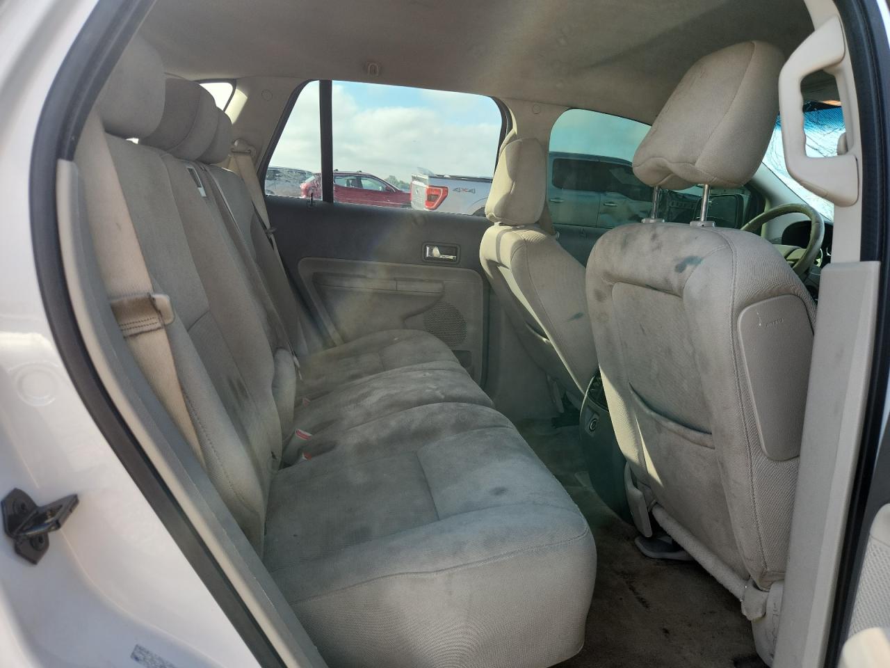 2009 Ford Edge Sel White vin: 2FMDK38C49BA87811