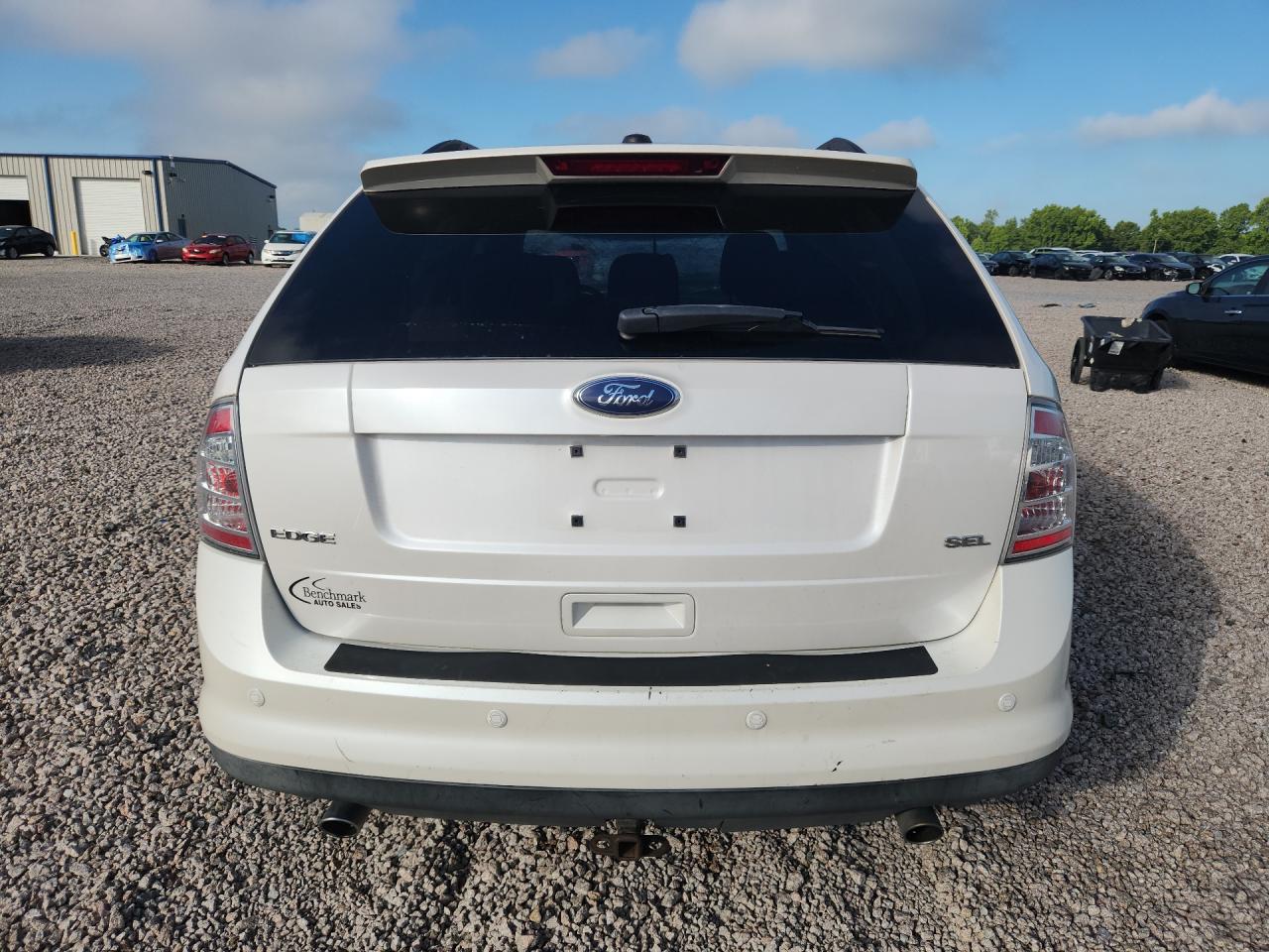 2009 Ford Edge Sel White vin: 2FMDK38C49BA87811