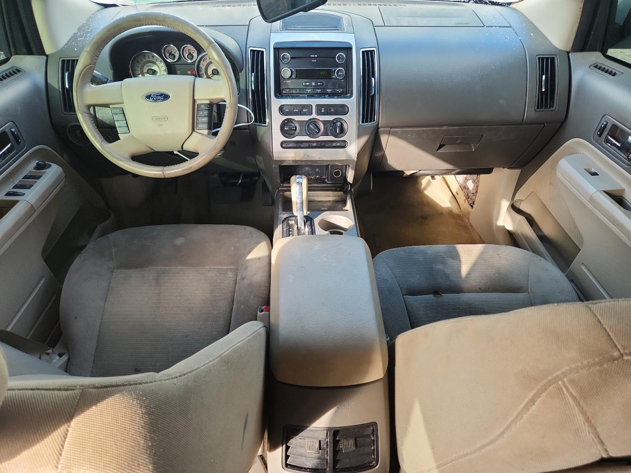 2009 Ford Edge Sel White vin: 2FMDK38C49BA87811