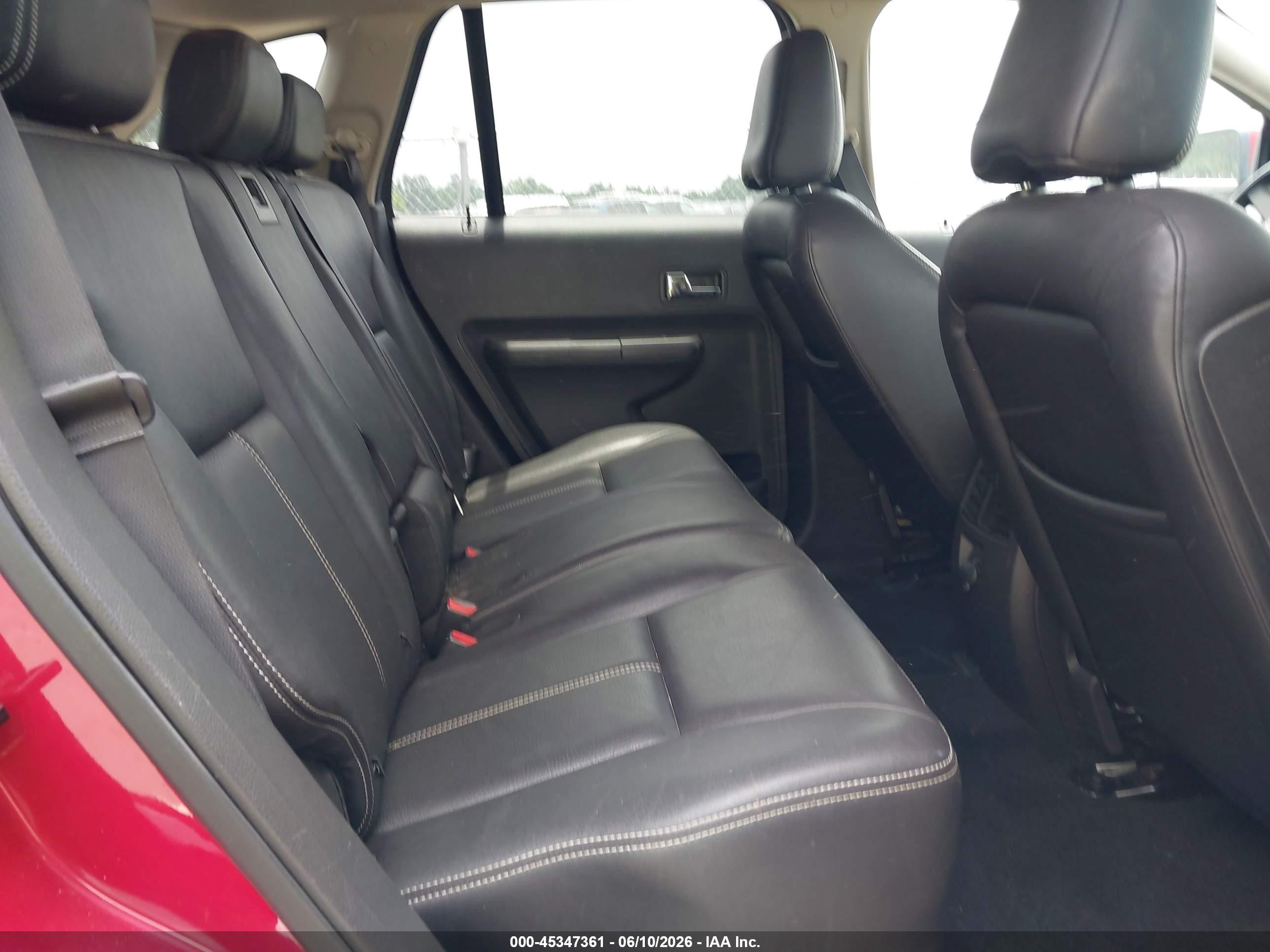 2007 Ford Edge Sel Red vin: 2FMDK38C57BA94215