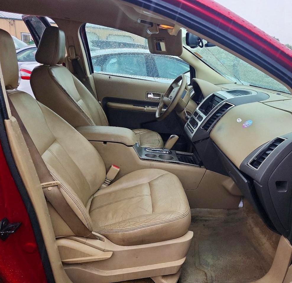 2007 Ford Edge Sel Burgundy vin: 2FMDK38C57BB10218