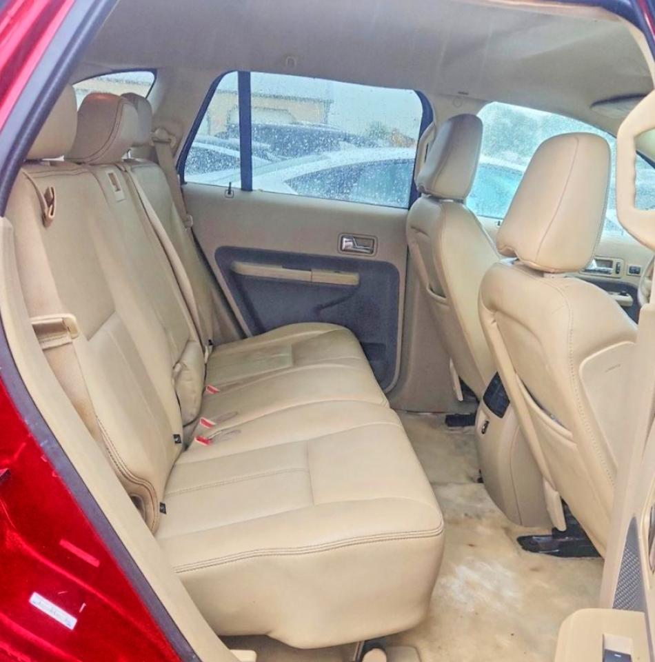 2007 Ford Edge Sel Burgundy vin: 2FMDK38C57BB10218