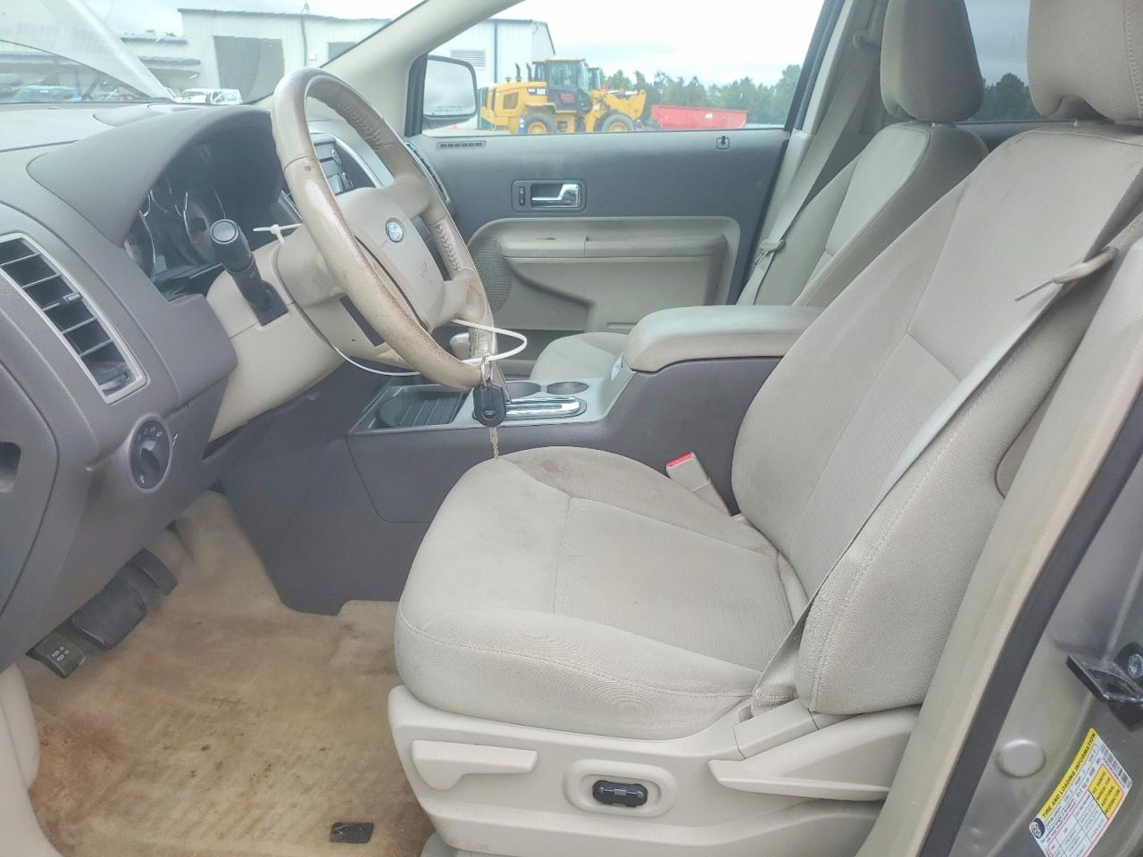 2008 Ford Edge Sel Beige vin: 2FMDK38C58BA10167