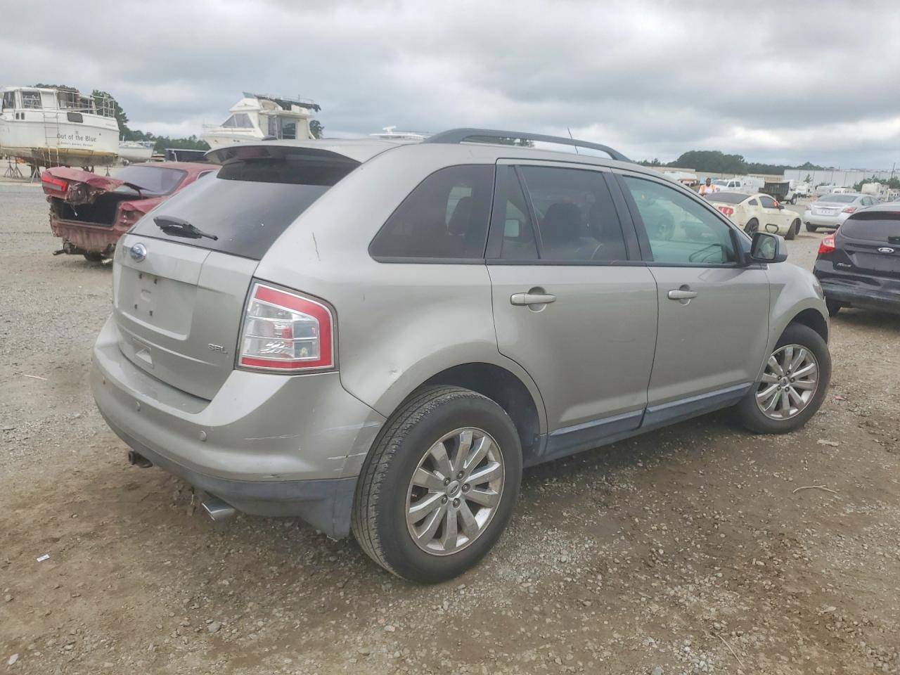 2008 Ford Edge Sel Beige vin: 2FMDK38C58BA10167
