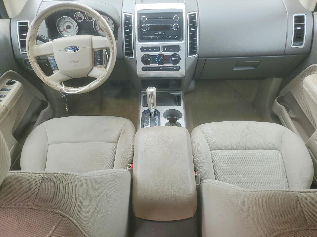 2008 Ford Edge Sel Beige vin: 2FMDK38C58BA10167