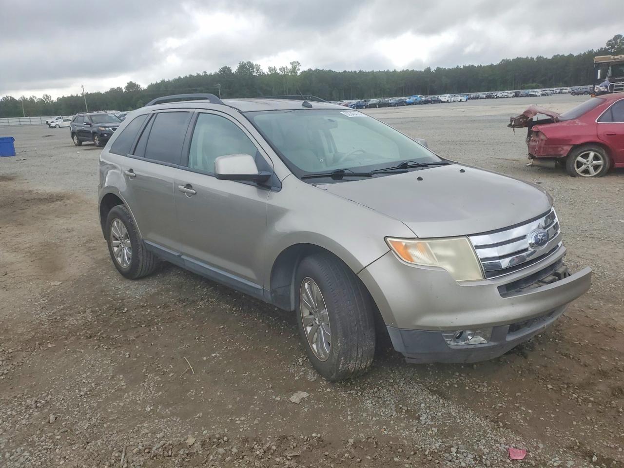 2008 Ford Edge Sel Beige vin: 2FMDK38C58BA10167