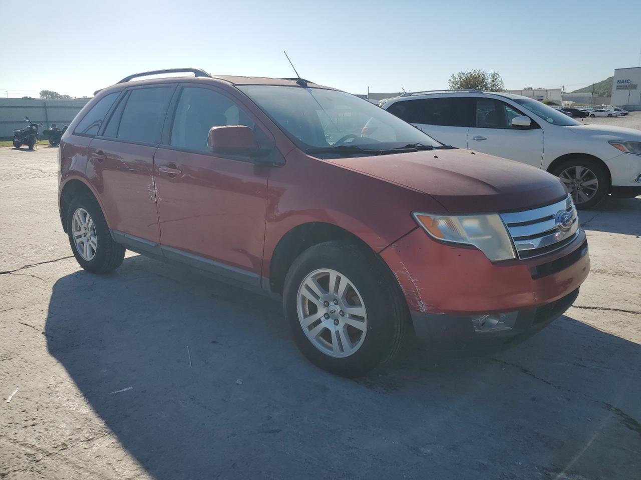 2008 Ford Edge Sel Красный vin: 2FMDK38C58BA43637