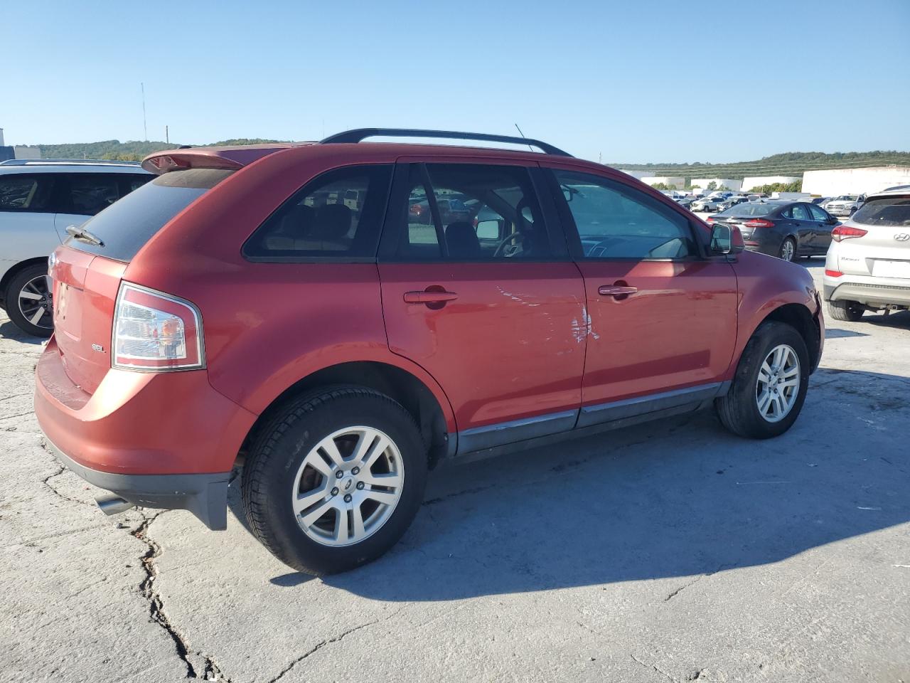 2008 Ford Edge Sel Красный vin: 2FMDK38C58BA43637