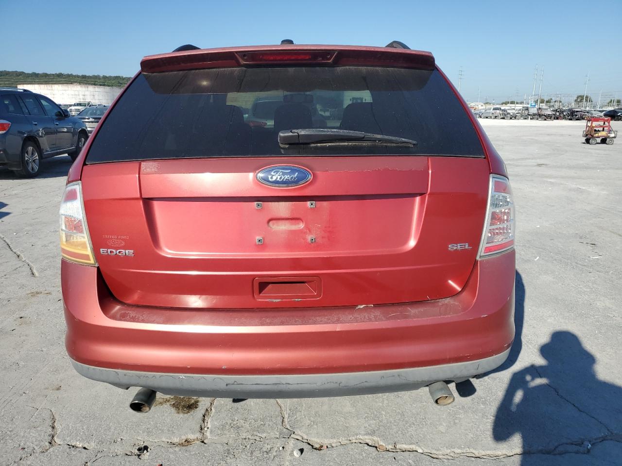 2008 Ford Edge Sel Красный vin: 2FMDK38C58BA43637