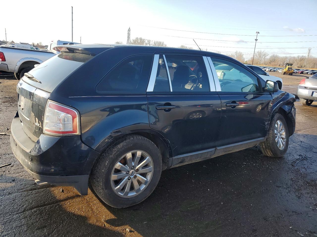 2008 Ford Edge Sel Синий vin: 2FMDK38C58BA65850