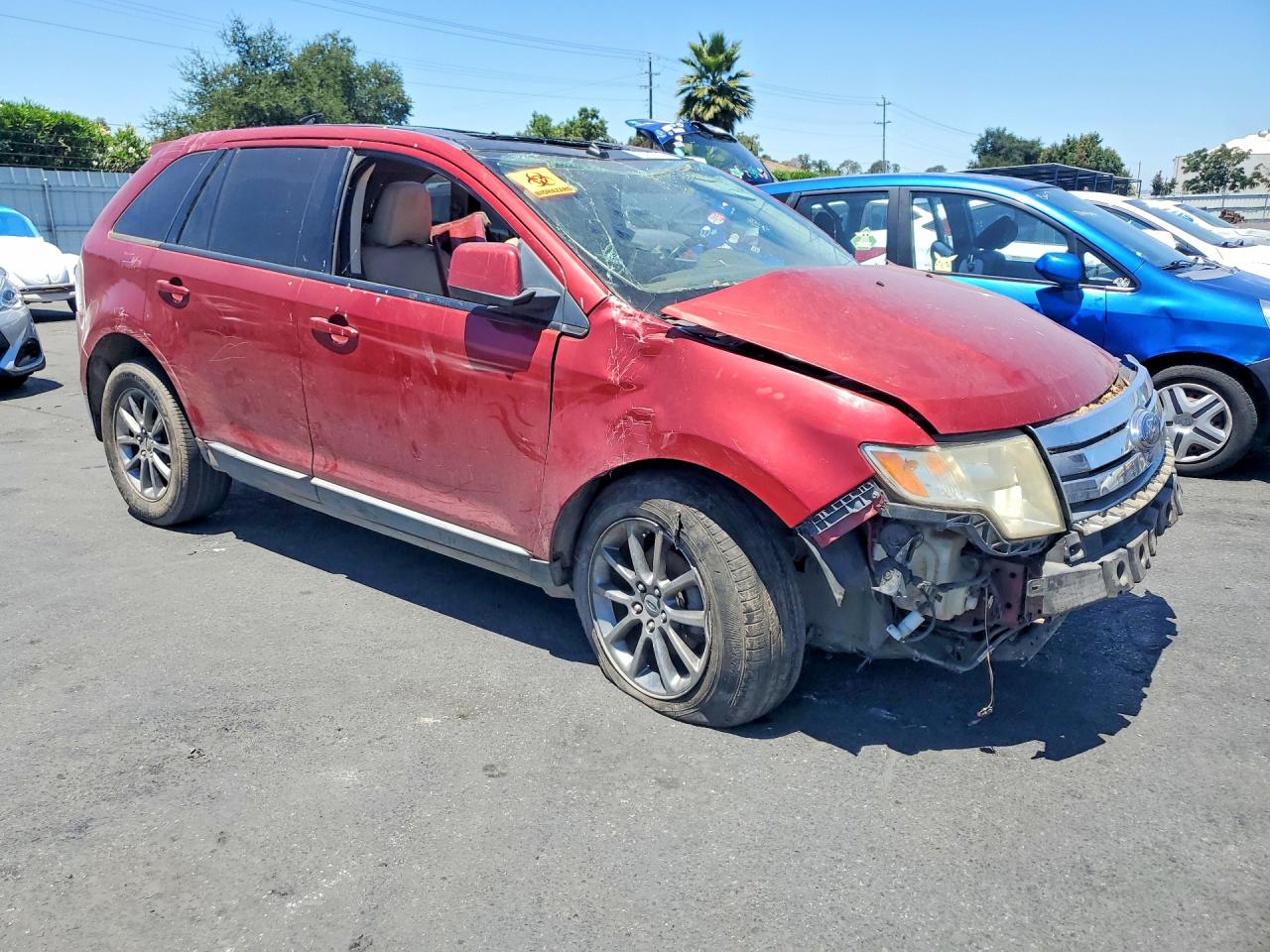 2008 Ford Edge Sel Красный vin: 2FMDK38C58BB34133
