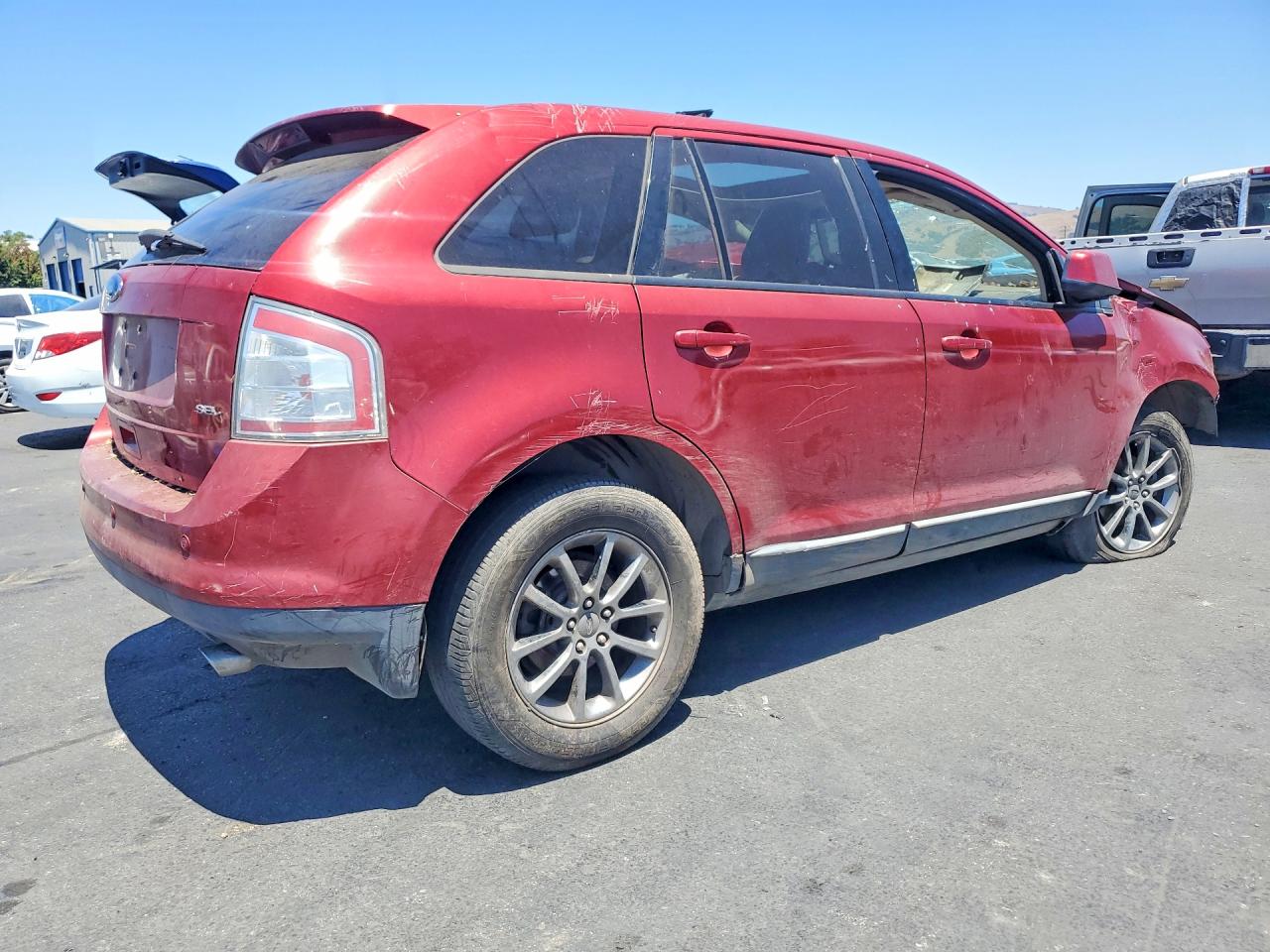 2008 Ford Edge Sel Красный vin: 2FMDK38C58BB34133