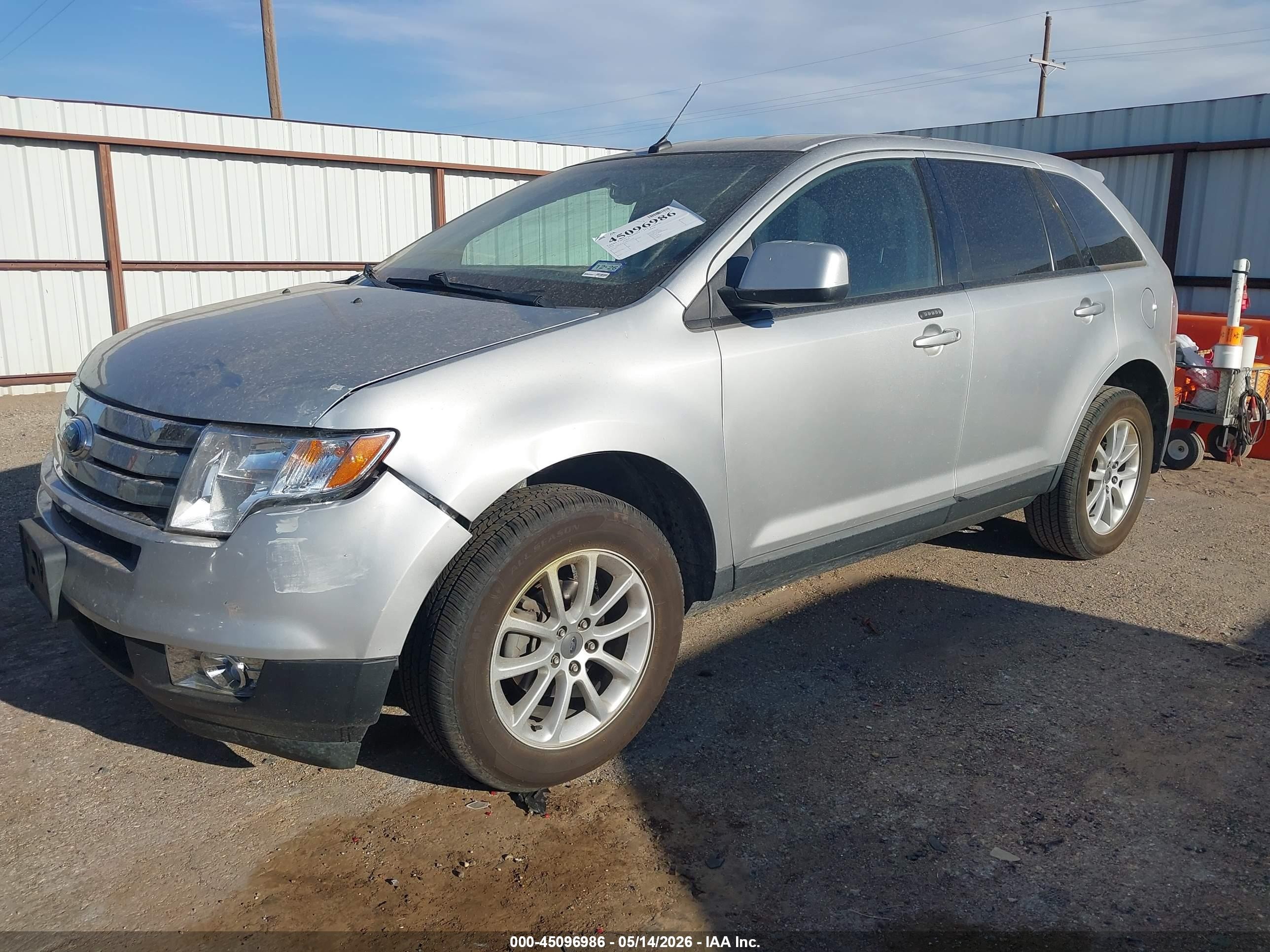 2009 Ford Edge Sel Silver vin: 2FMDK38C59BA34339