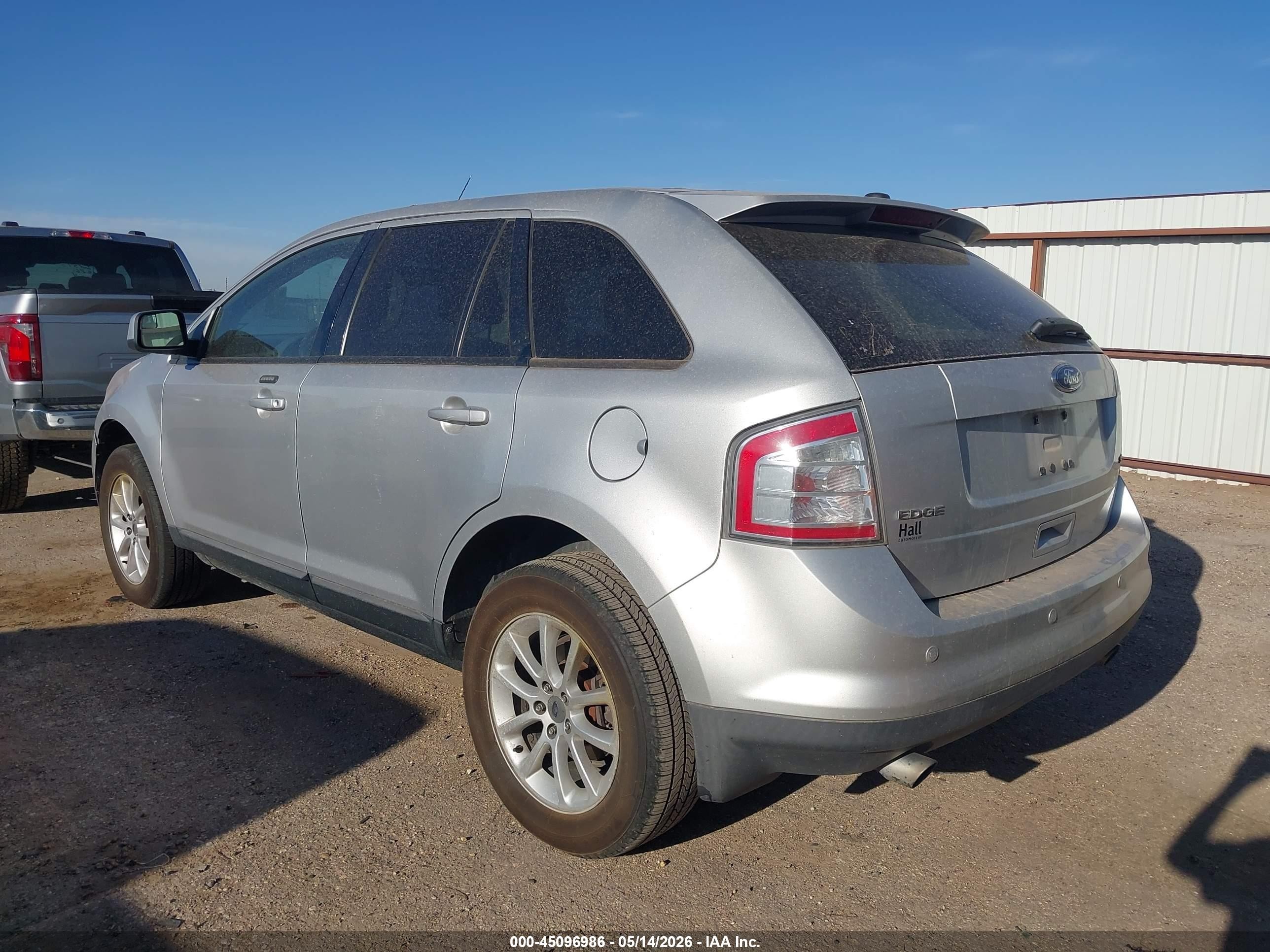 2009 Ford Edge Sel Silver vin: 2FMDK38C59BA34339