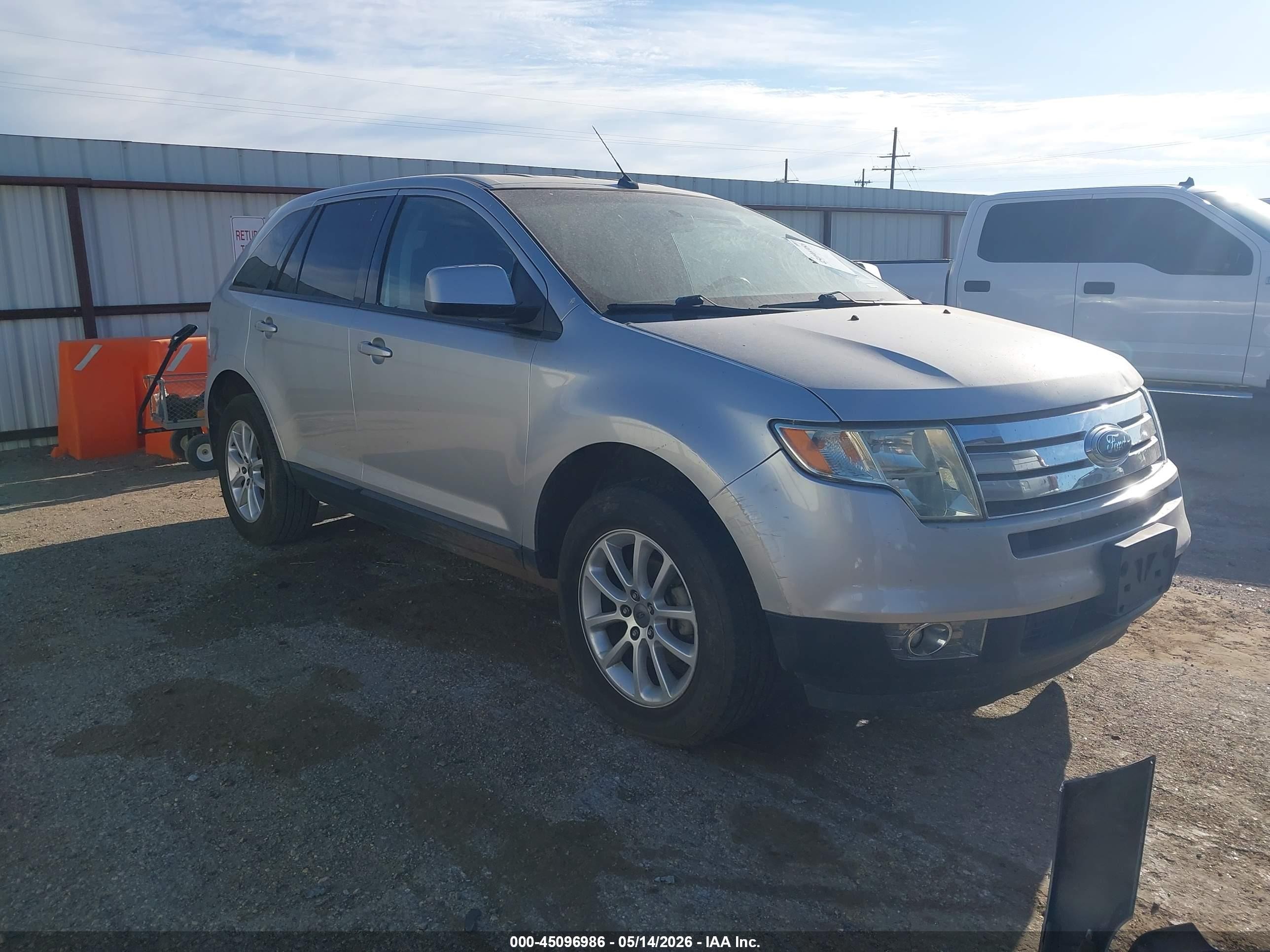 2009 Ford Edge Sel Silver vin: 2FMDK38C59BA34339