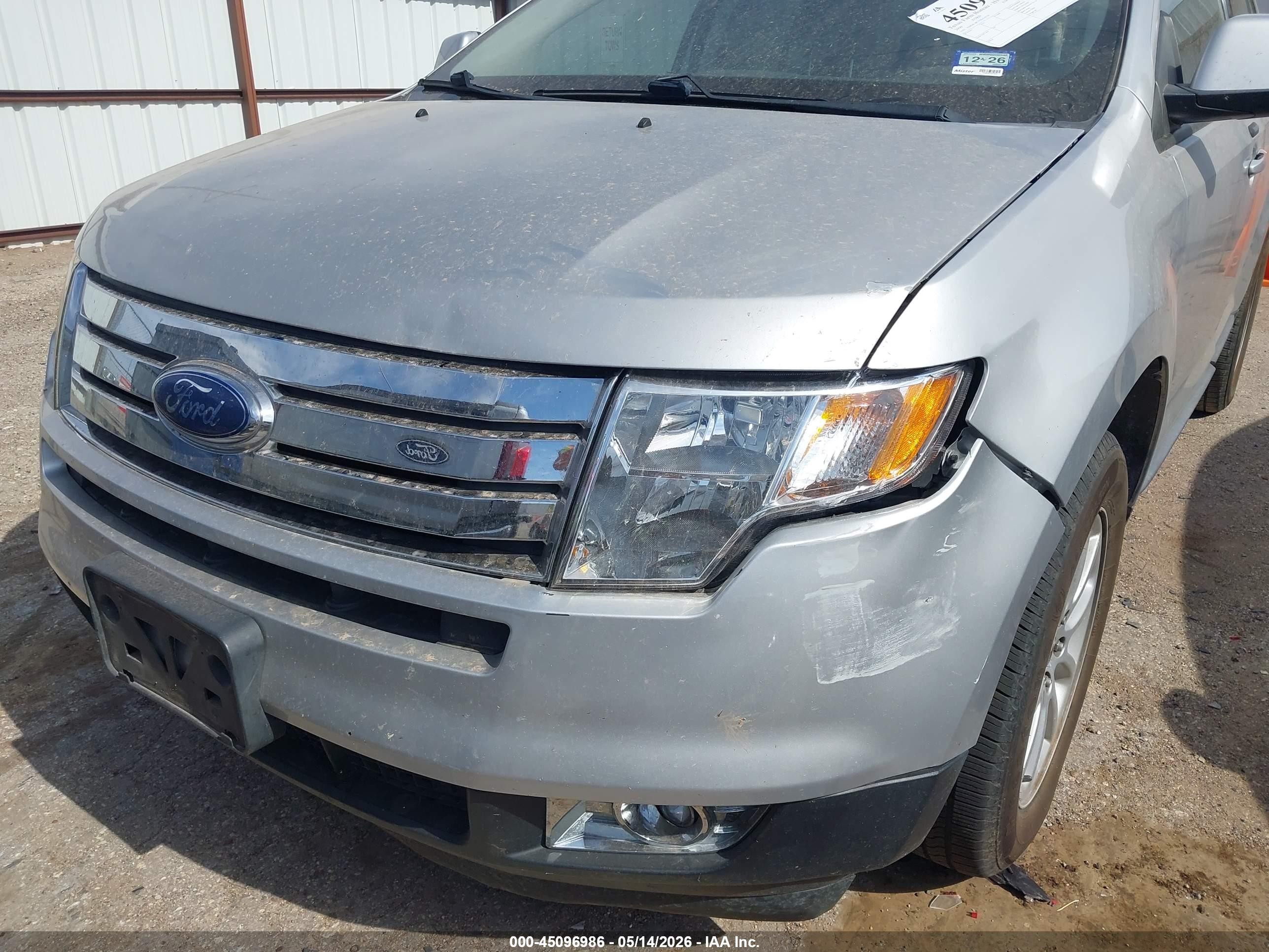 2009 Ford Edge Sel Silver vin: 2FMDK38C59BA34339