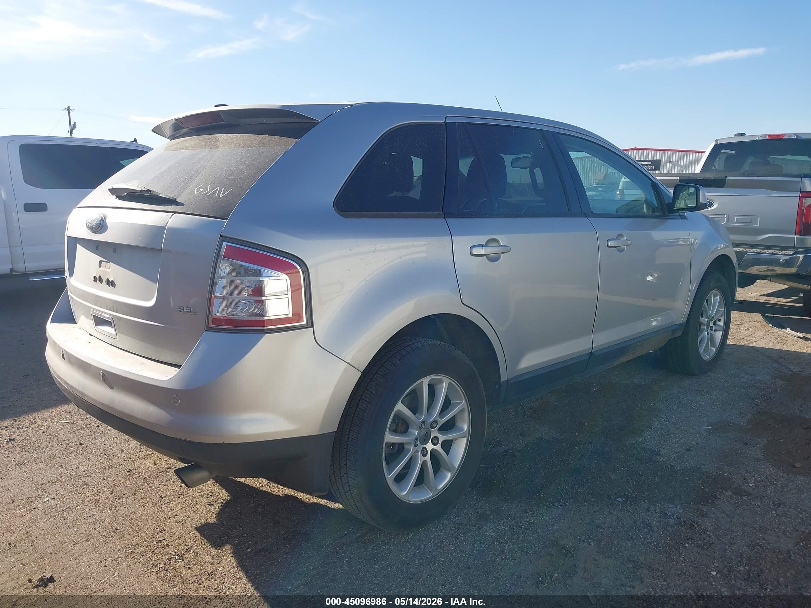 2009 Ford Edge Sel Silver vin: 2FMDK38C59BA34339