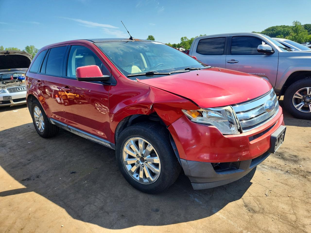 2009 Ford Edge Sel Red vin: 2FMDK38C59BA41890