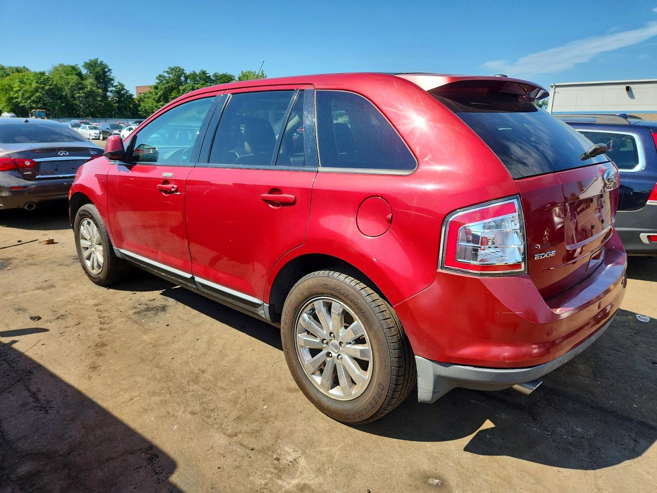 2009 Ford Edge Sel Red vin: 2FMDK38C59BA41890