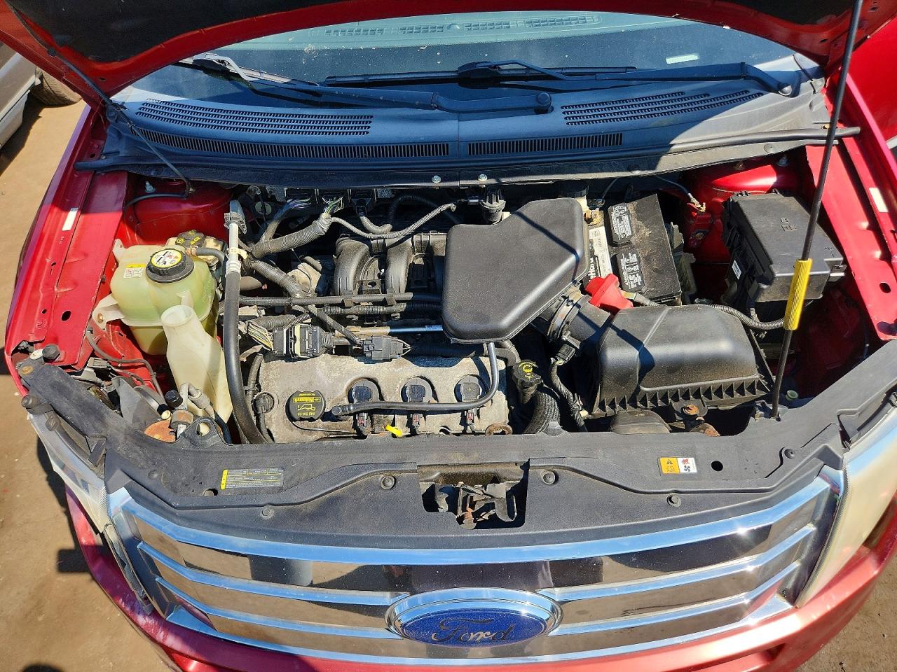 2009 Ford Edge Sel Red vin: 2FMDK38C59BA41890